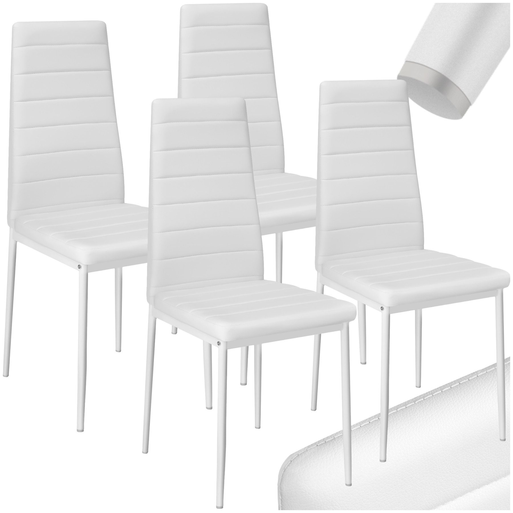 tectake Esszimmerstuhl Set Esszimmerstuhl (Set, 4 günstig online kaufen
