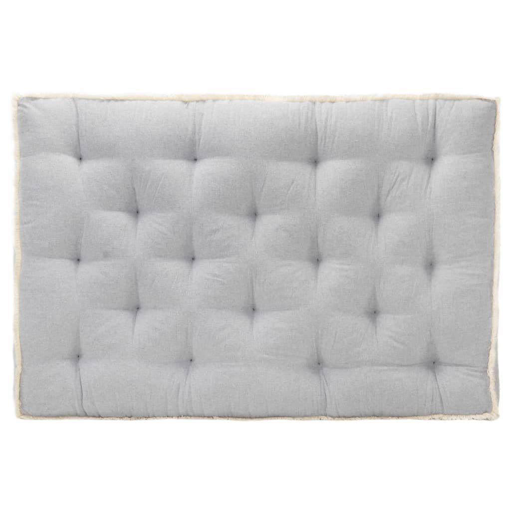 vidaXL Sitzauflage Піддониsofa-Kissen Grau 120x80x10 cm, (1 St)