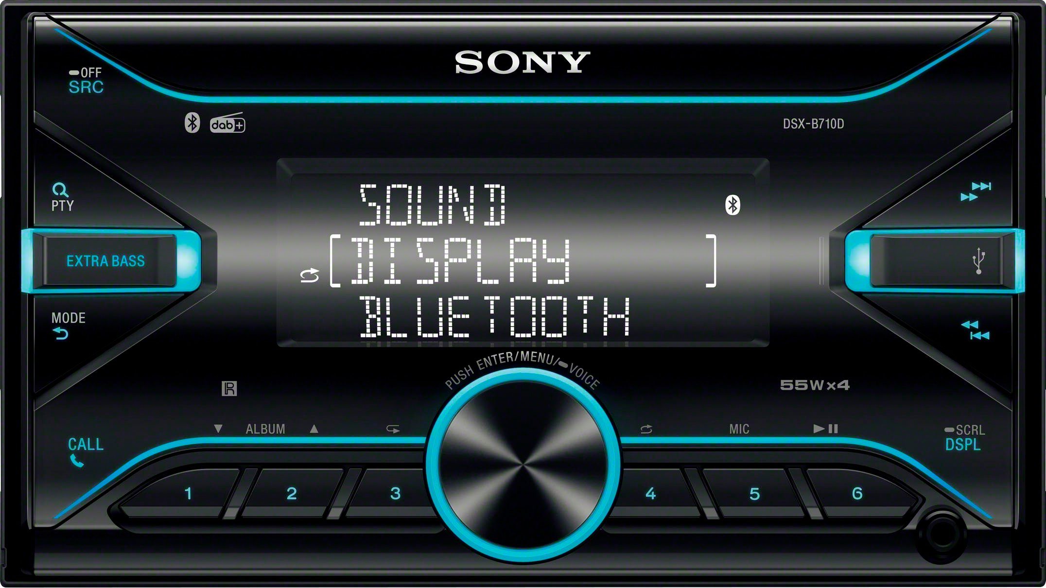 Sony DSXB710KIT Autoradio (Digitalradio (DAB), FM-Tuner, 55 W) | Autoradios
