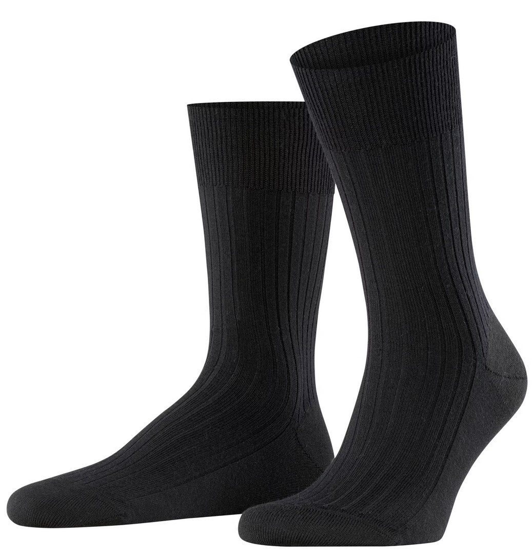 FALKE Socken Tagessocke Crew Bristol Pure (hochwertige Schurwolle) schwarz günstig online kaufen
