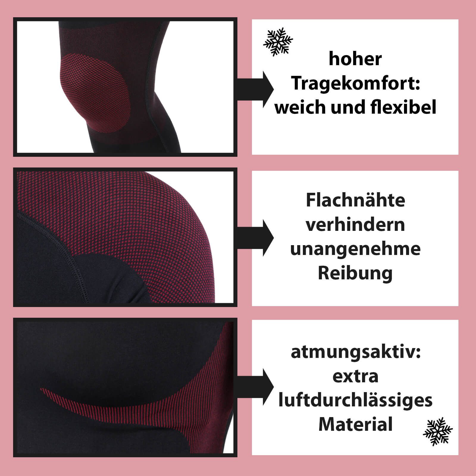 ALPIDEX Thermounterwäsche-Set ALPIDEX Damen Funktionsunterwäsche