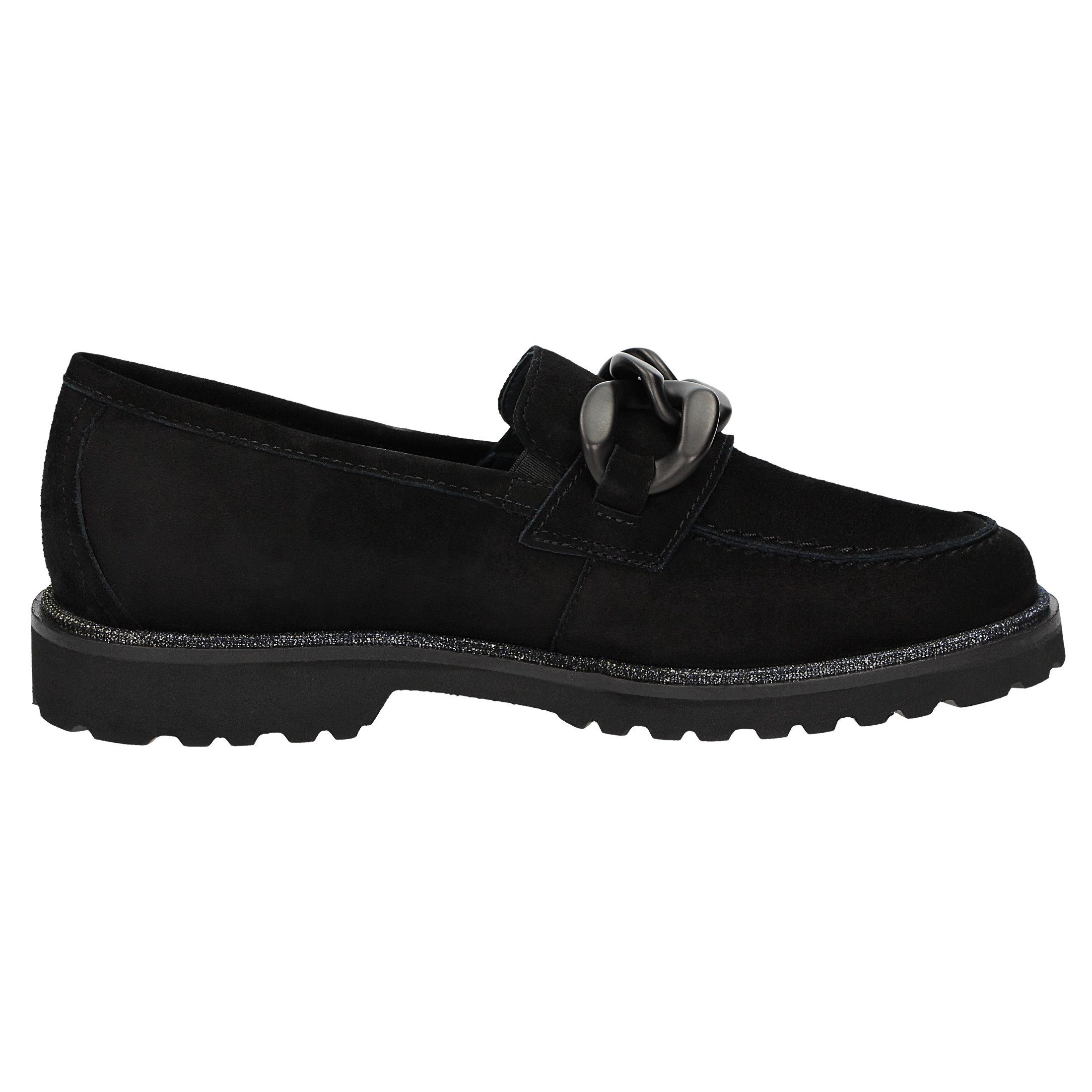 Meredith-744-H SIOUX Slipper schwarz