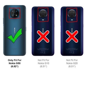 CoolGadget Handyhülle Magnet Case Handy Tasche für Nokia G50 6,82 Zoll, Hülle Klapphülle Ultra Slim Flip Cover für Nokia G50 Schutzhülle