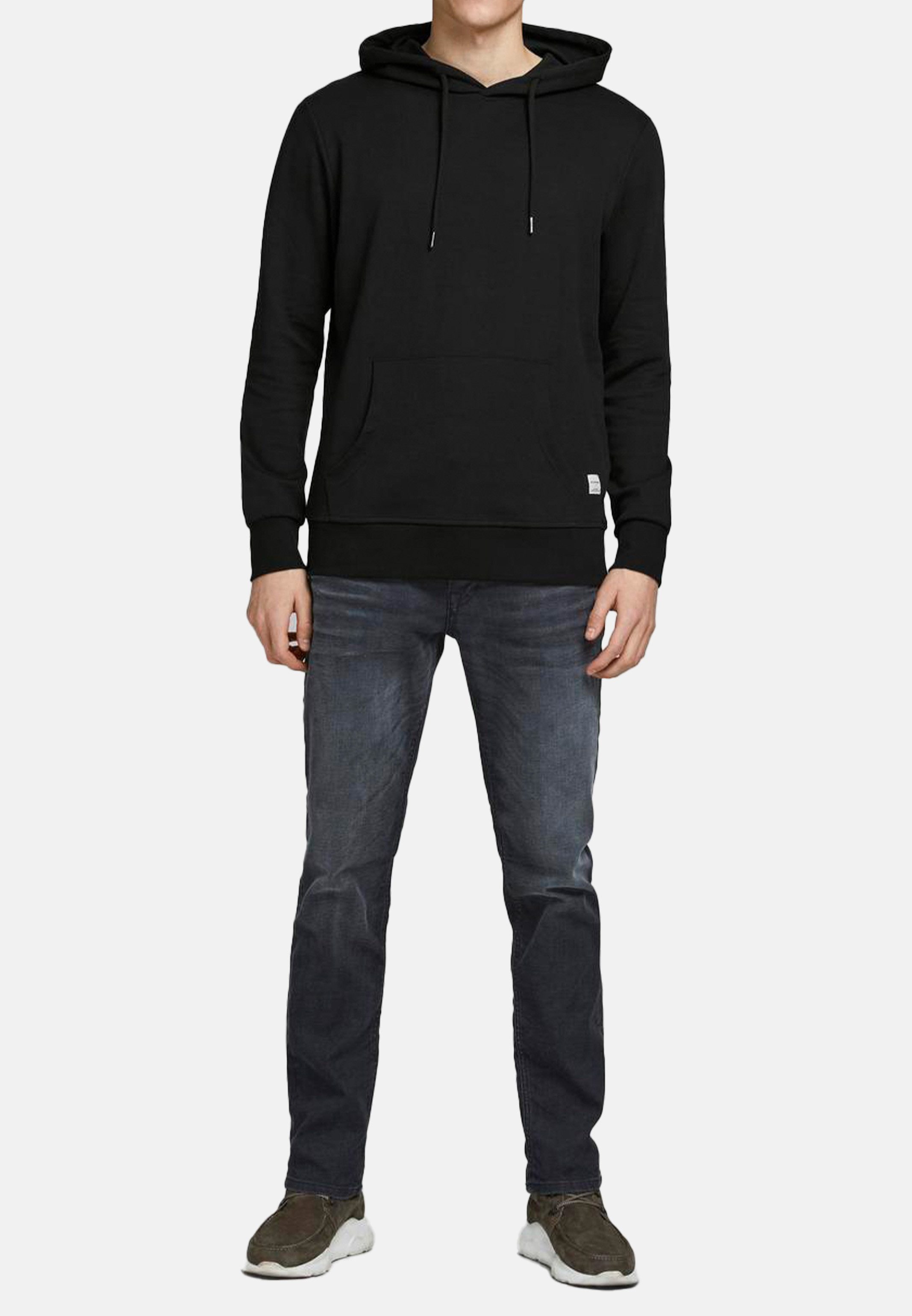 Jack & Jones Hoodie Basic (1-tlg) Sweatshirt / Hoodie - Baumwolle - Atmungsaktiv