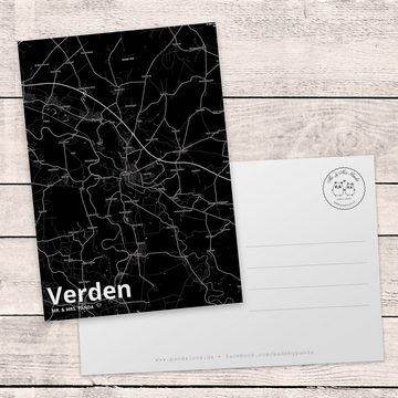 Mr. & Mrs. Panda Postkarte Verden - Geschenk, Karte, Stadt, Dankeskarte, Geschenkkarte, Grußkart