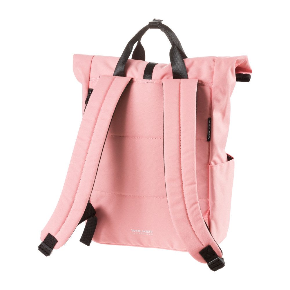 Schneiders Vienna Rucksack WALKER Rucksack Roll Top pink sand 29x38x15cm