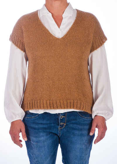 Heimatliebe V-Ausschnitt-Pullover mit V-Ausschnitt