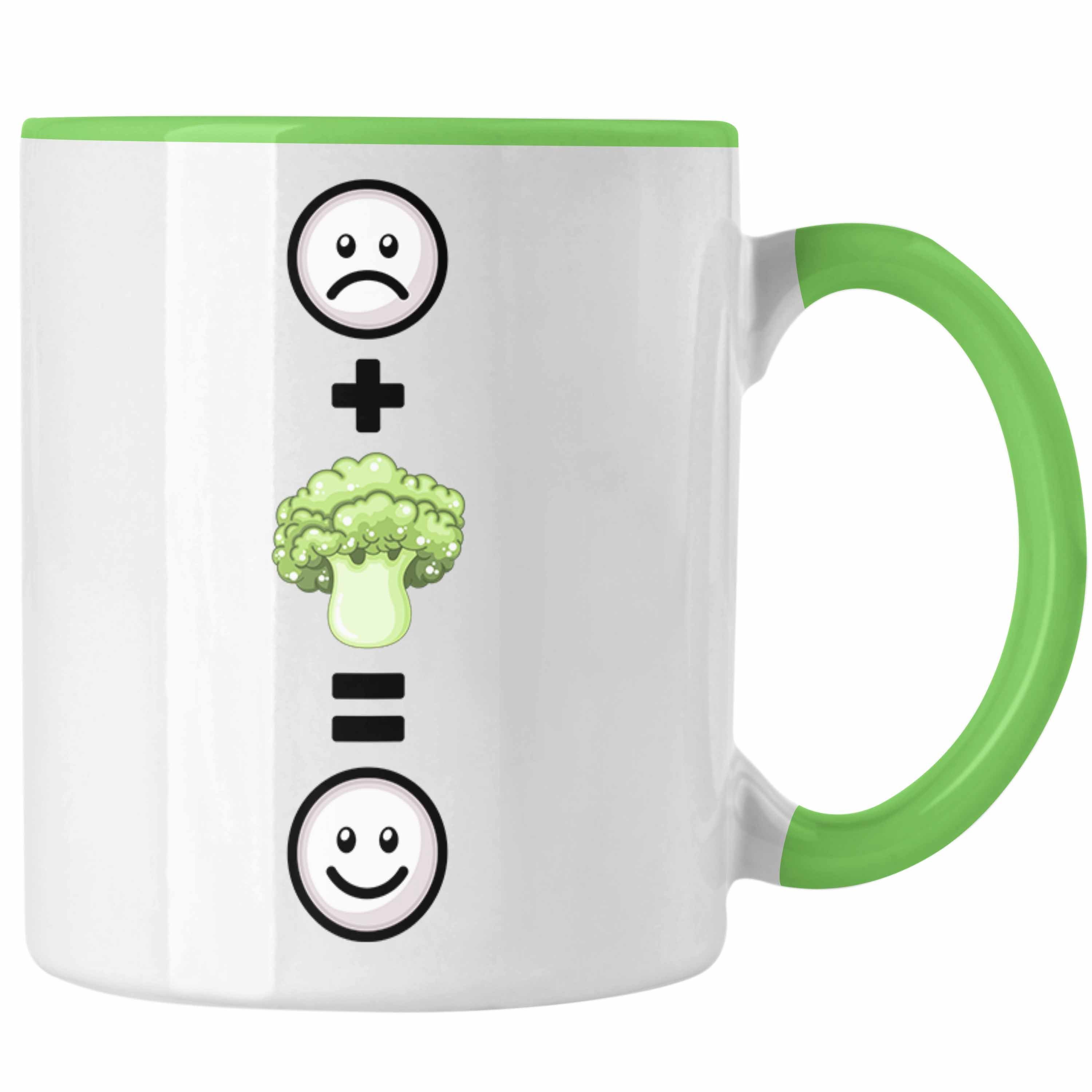 Lustige Brokkoli-Liebhaber Fans Ge Brokkoli Trendation für Geschenk Grün Tasse Tasse Veganer