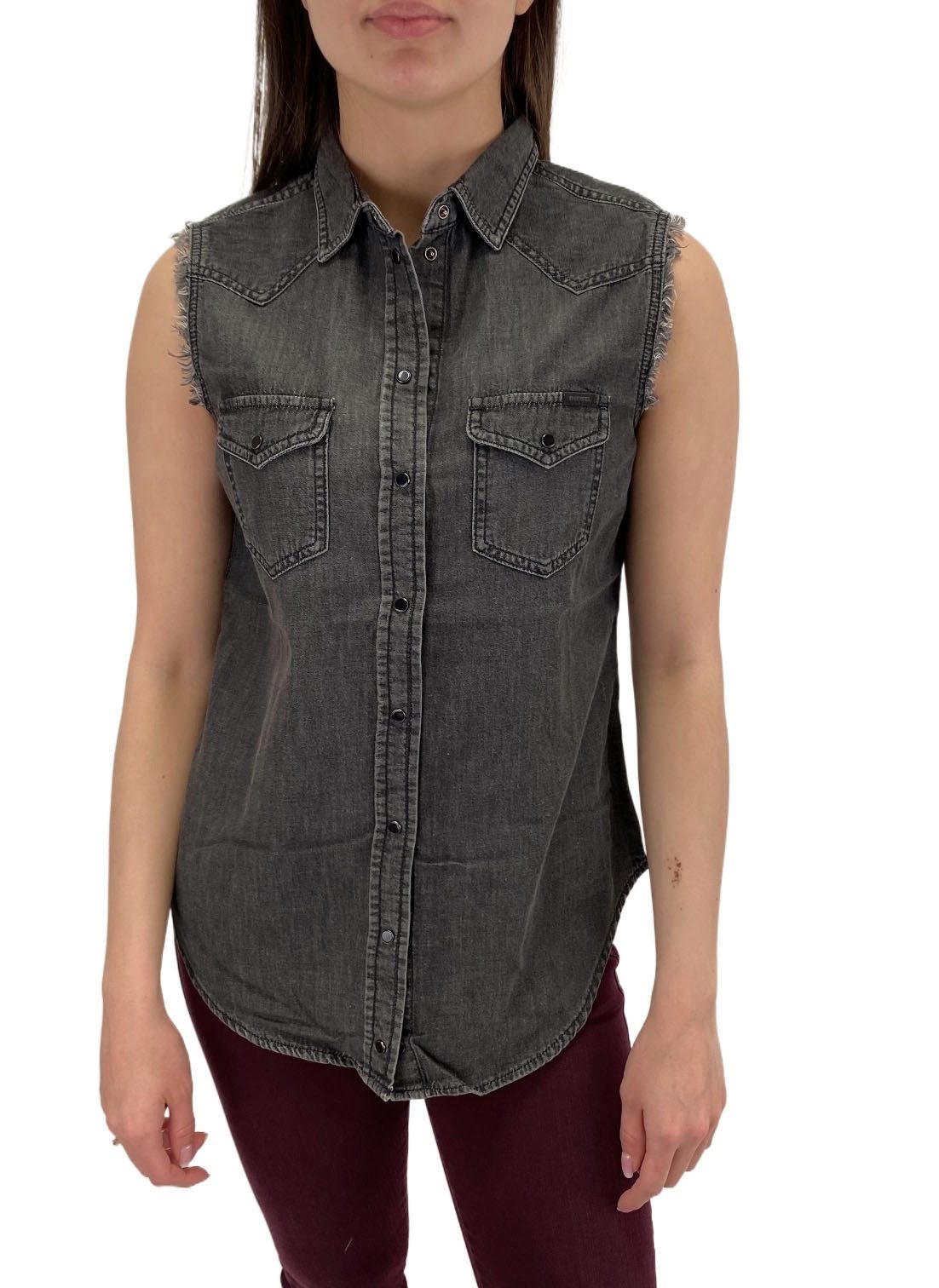 Diesel Jeansbluse Diesel DE-Sovita Shirt Damen Jeanshemd