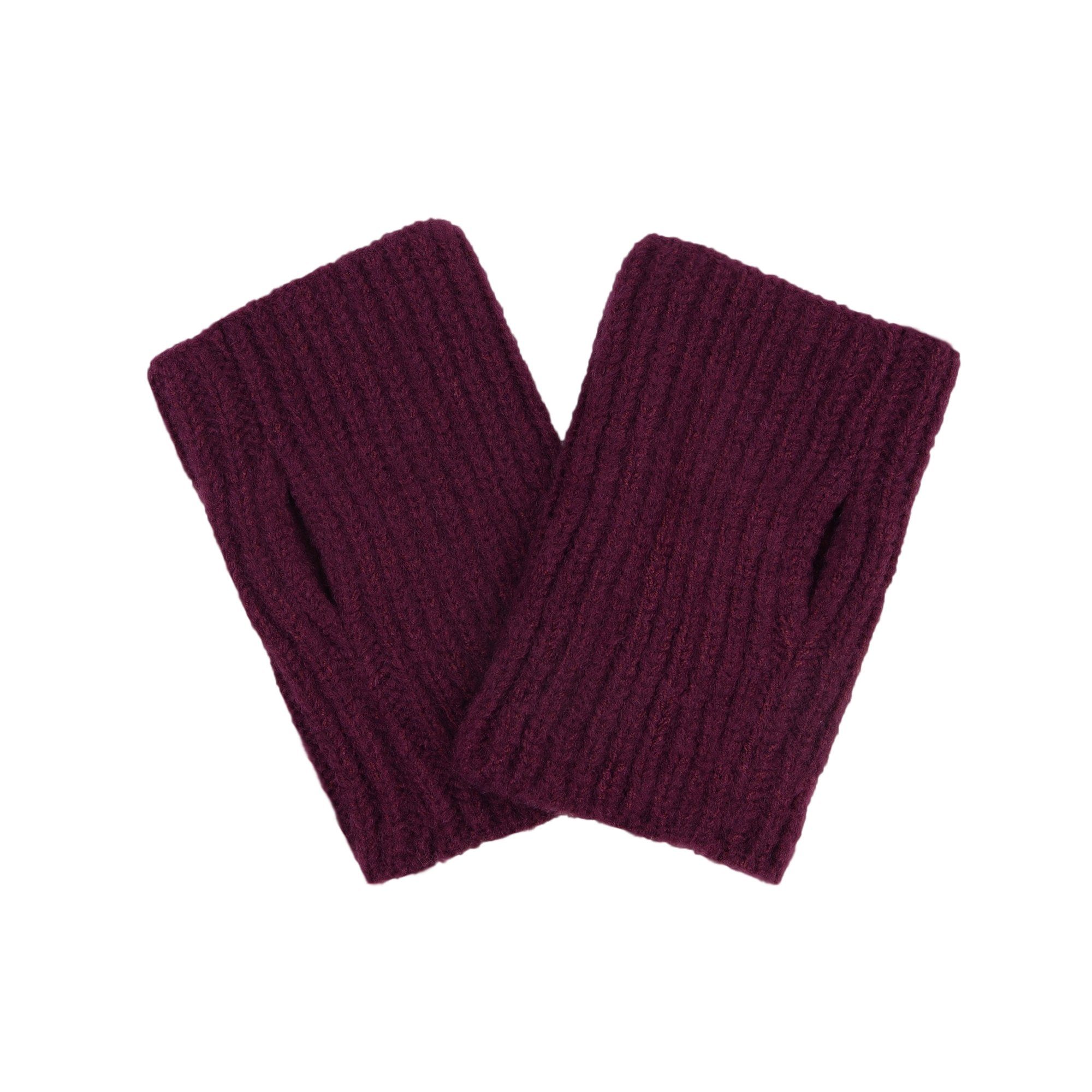 ZEBRO Strickhandschuhe Hand Stulpe