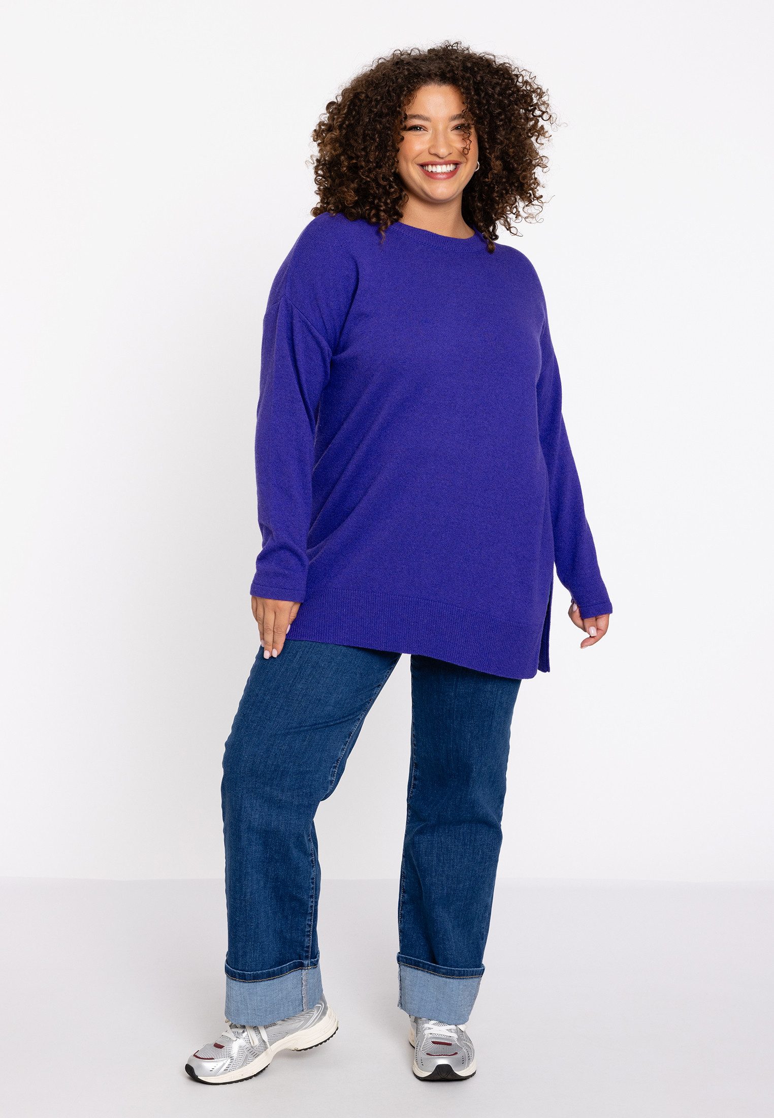 YOEK Longpullover Damen Pullover Große Größen