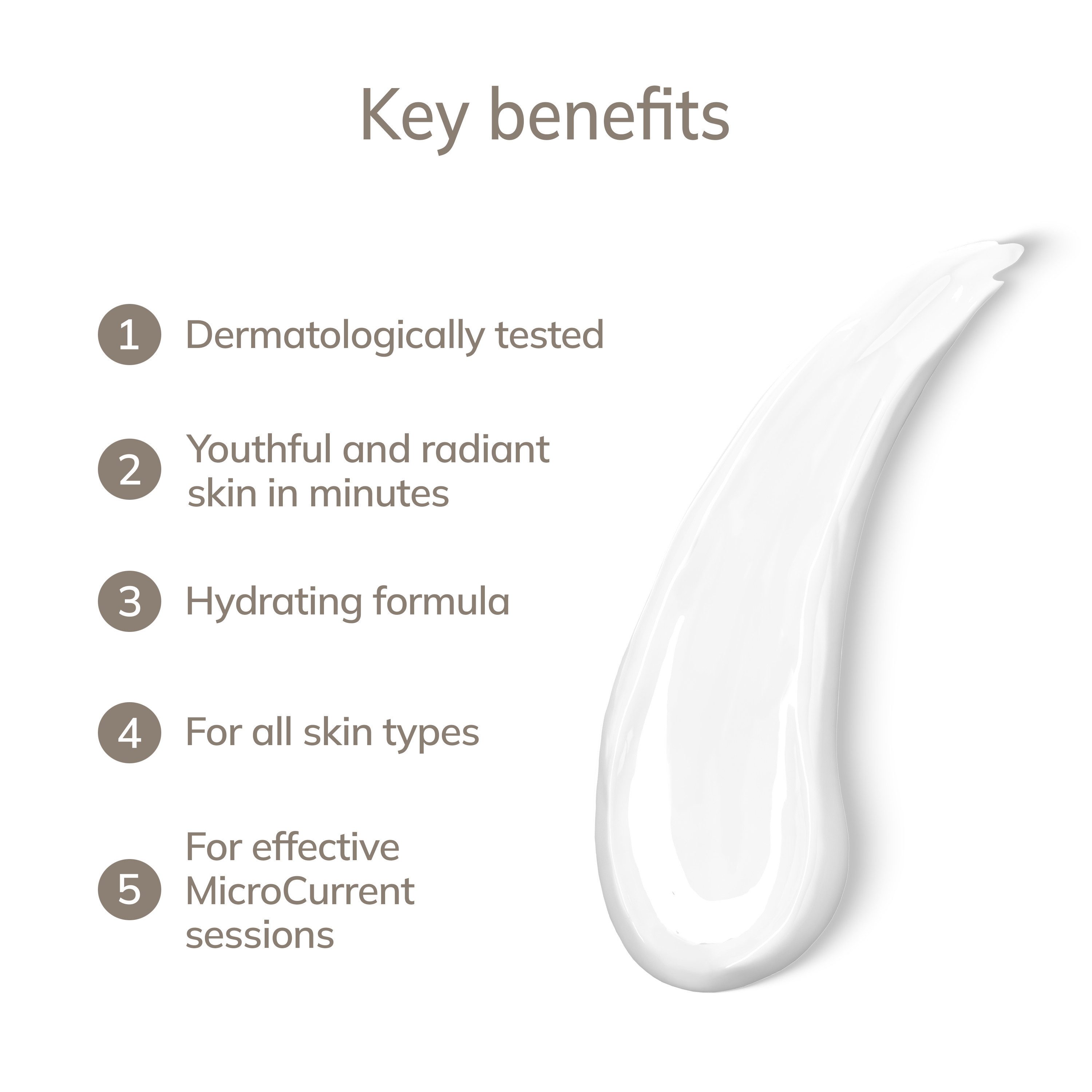 GESKE German Beauty Tech Gesichtsöl Hydrating MicroCurrent Gel, 1-tlg.
