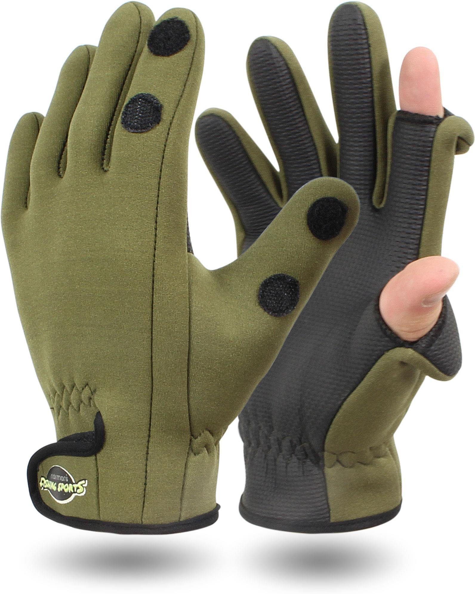 normani Angelhandschuhe Neopren-Anglerhandschuhe Angler mit Zeigefinger günstig online kaufen