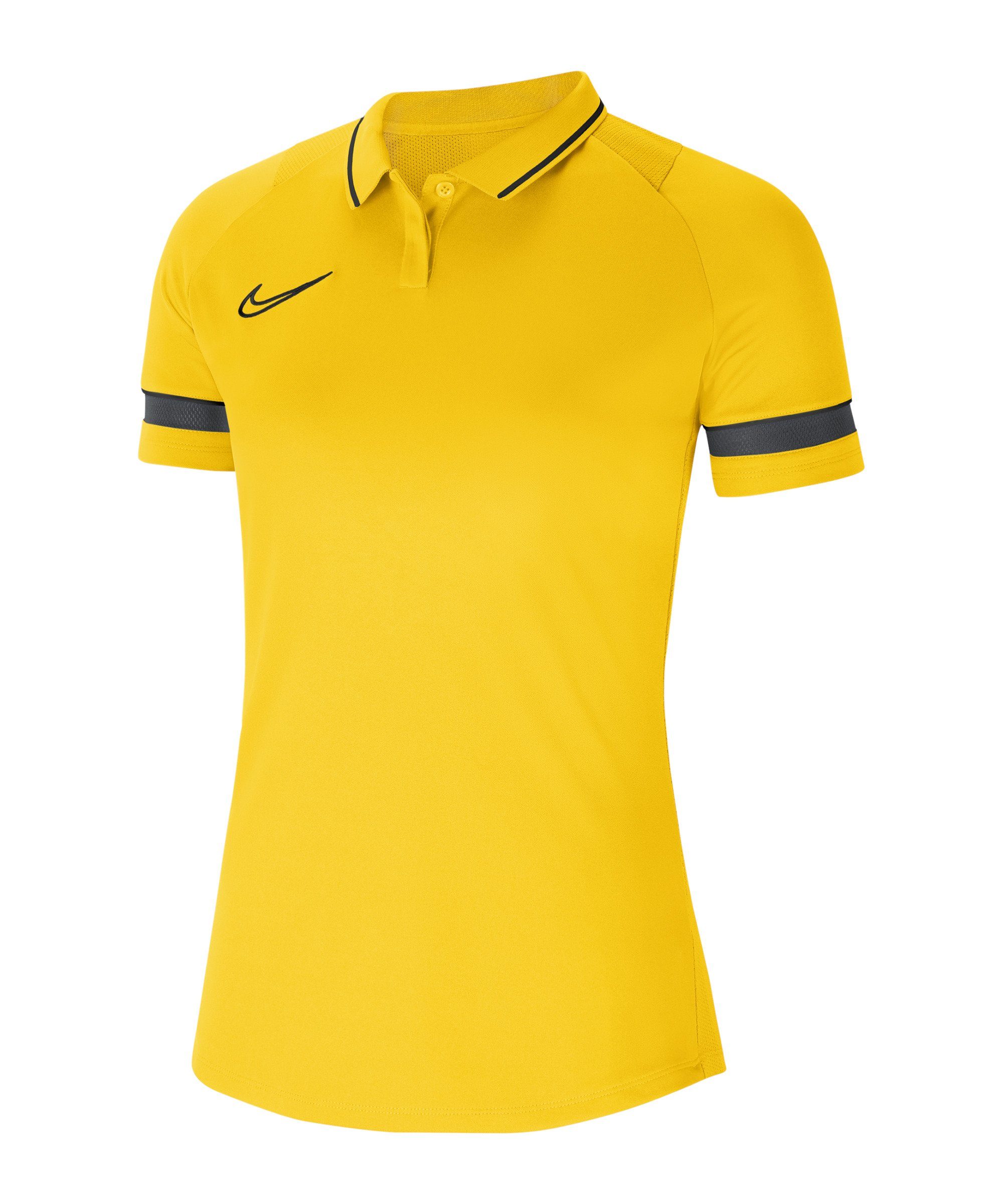 Nike Poloshirt Academy 21 Poloshirt Damen default gelbschwarzgrau