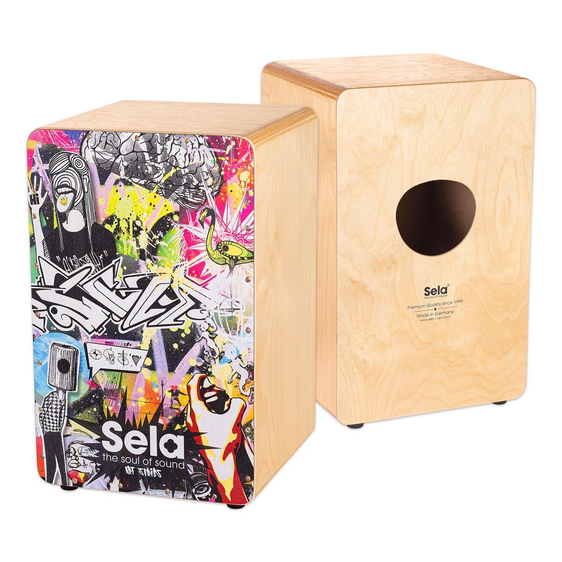 Sela Cajon Sela SE174 Art Series Urban Cajon mit Tasche und Pad, vielseitig