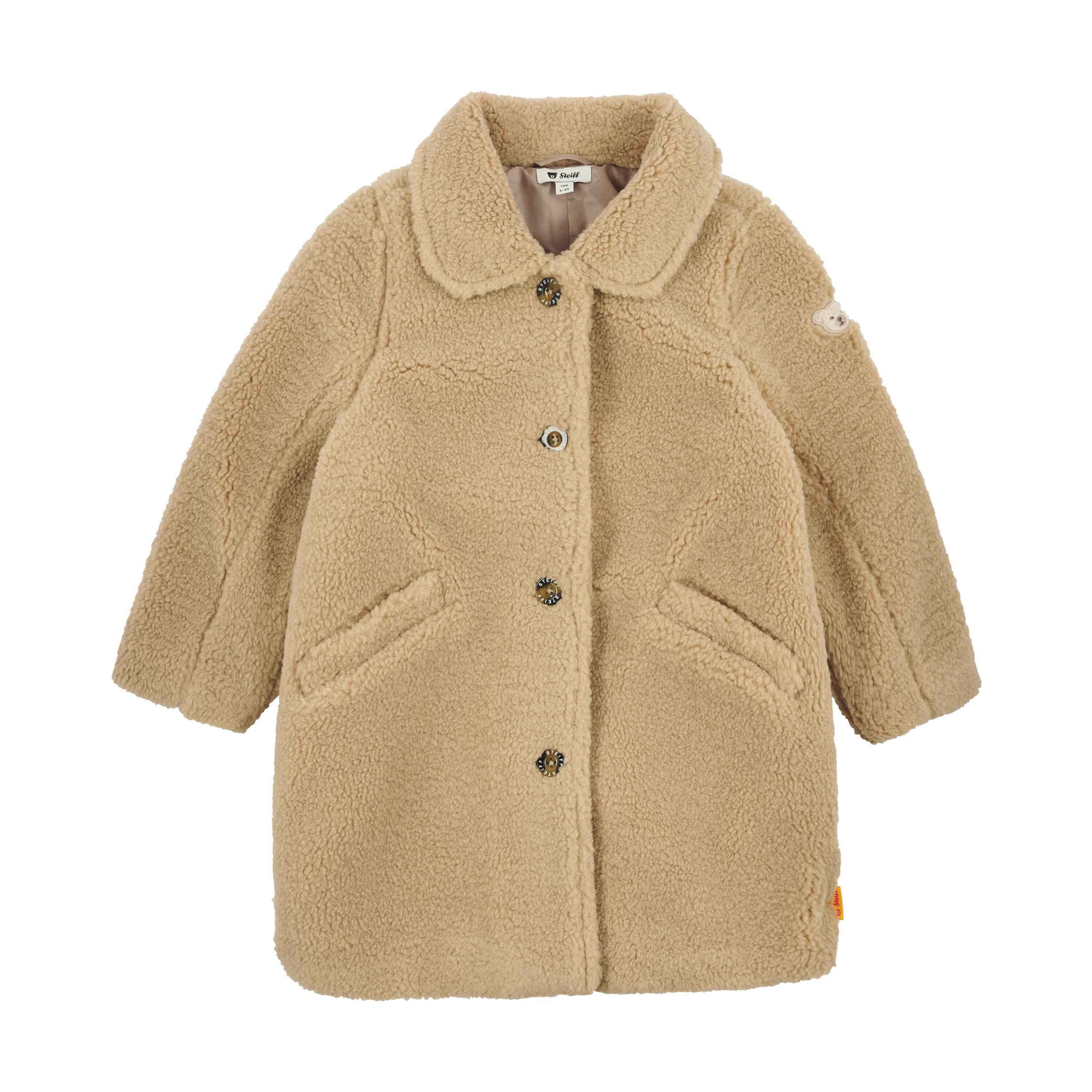 Steiff Outdoorjacke Mantel Woof & Fluff, gefüttert
