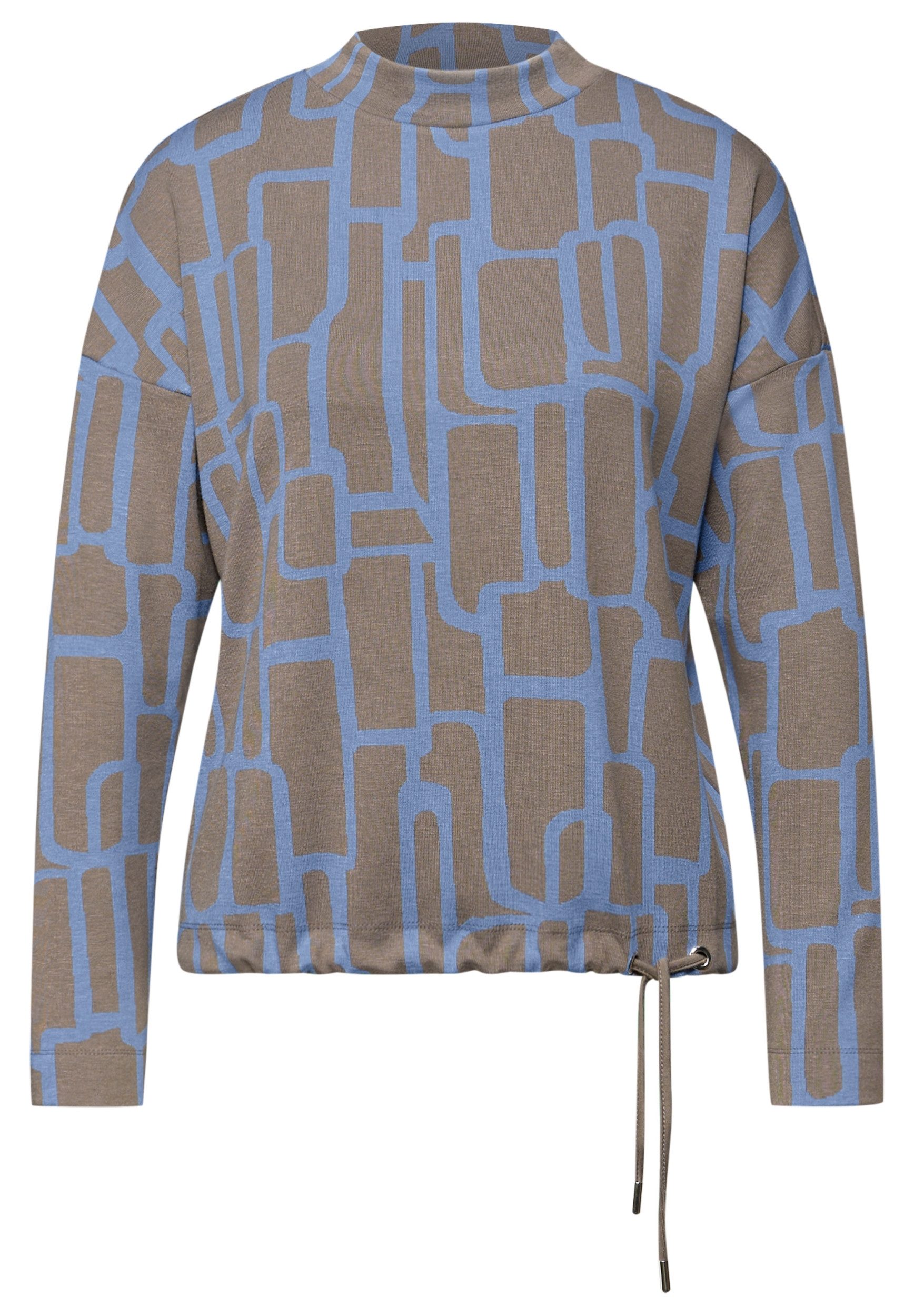 STREET ONE Langarmshirt LTD QR dessin turtle neck shir günstig online kaufen