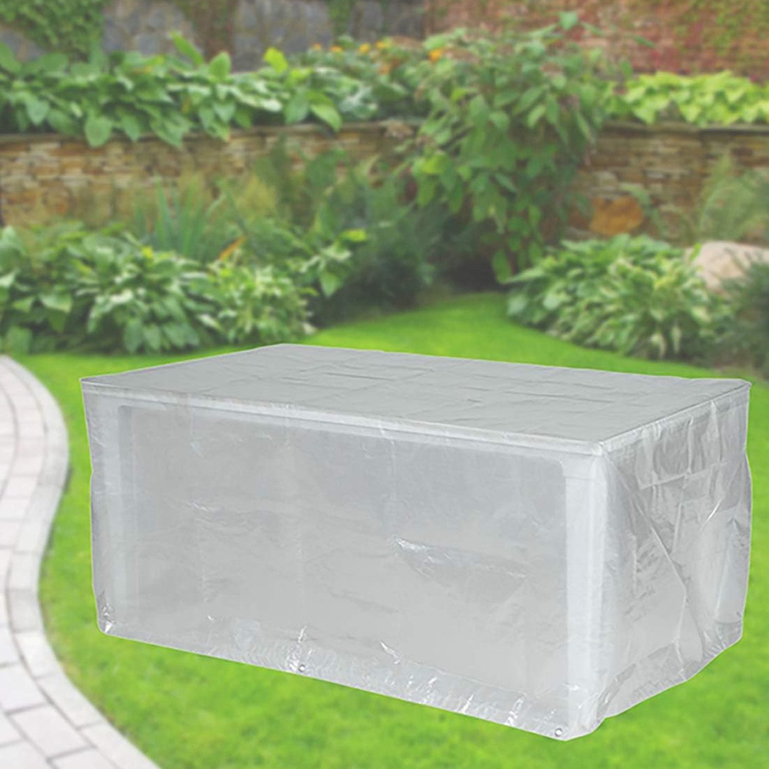Fachhandel Plus Gartenmöbel-Schutzhülle Komfort Schutzhülle für rechteckige günstig online kaufen