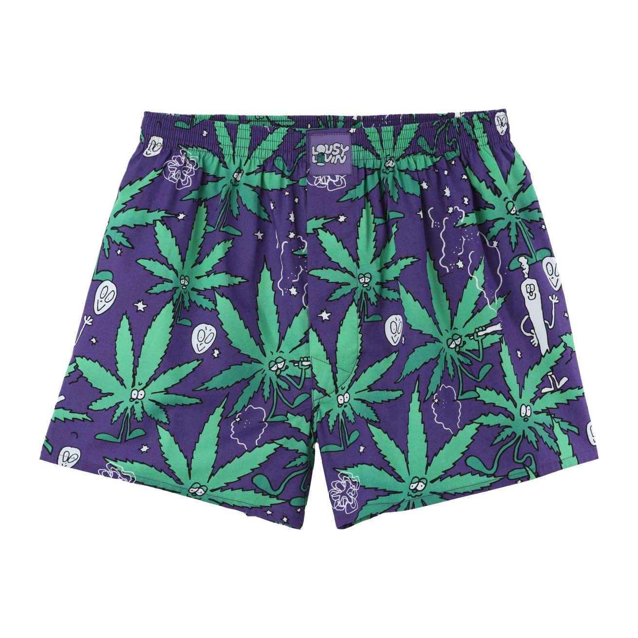 Lousy Livin Boxershorts Weedy - purple haze