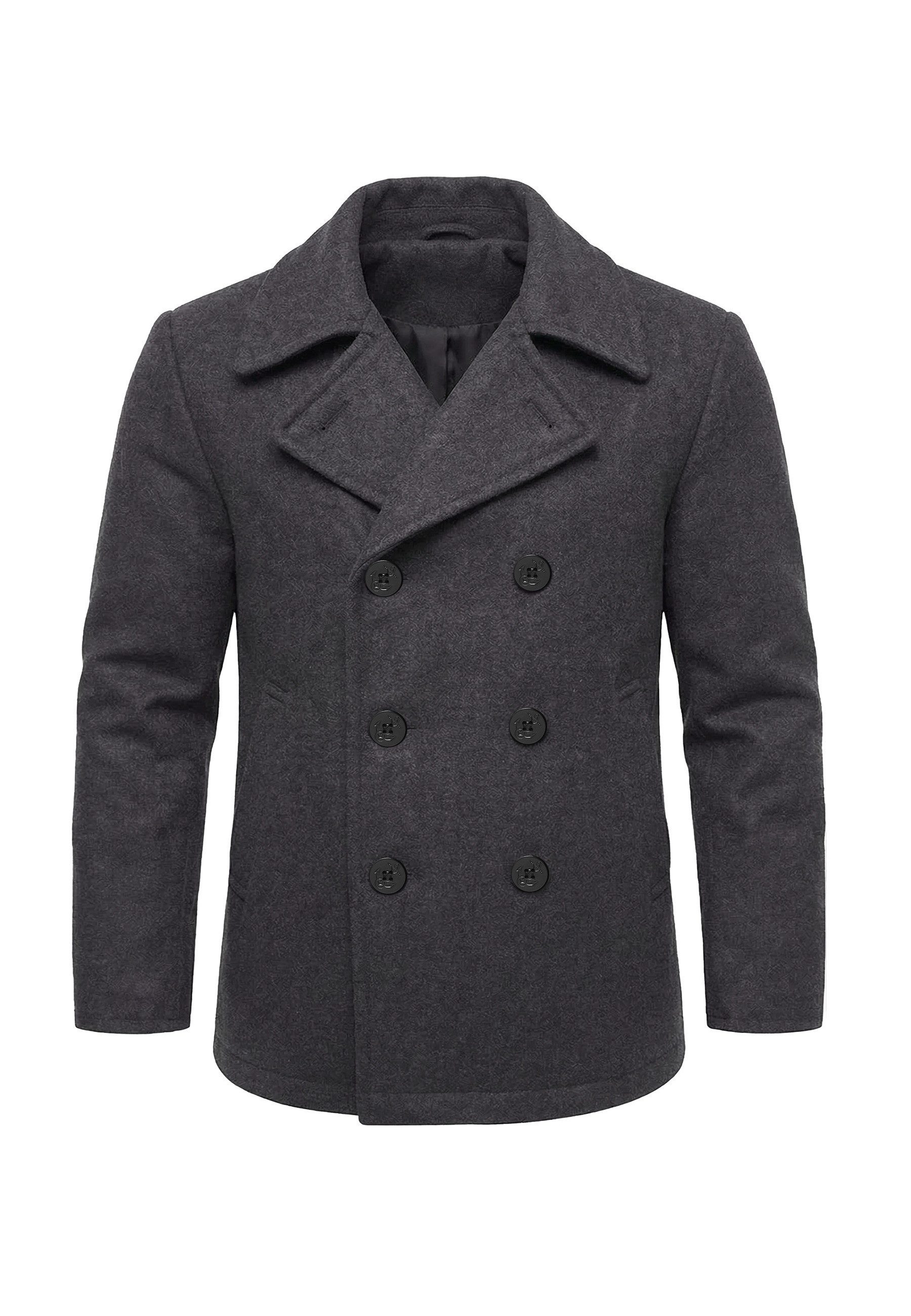 Brandit Winterjacke Brandit Herren Pea Coat (1-St)