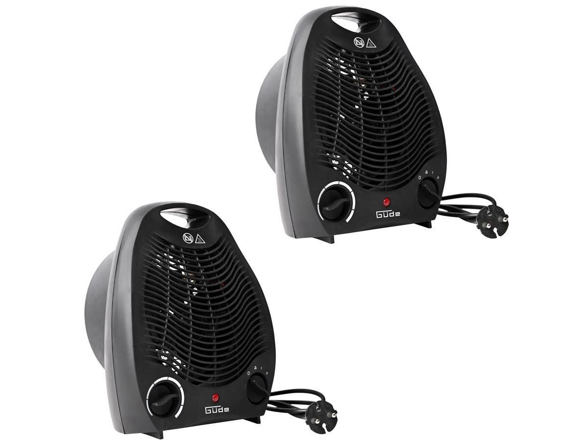 Güde Heizgerät 85181-01, 2000 W, Ventilatorfunktion, 2 Heizstufen, Überhitzungs- und Kippschutz