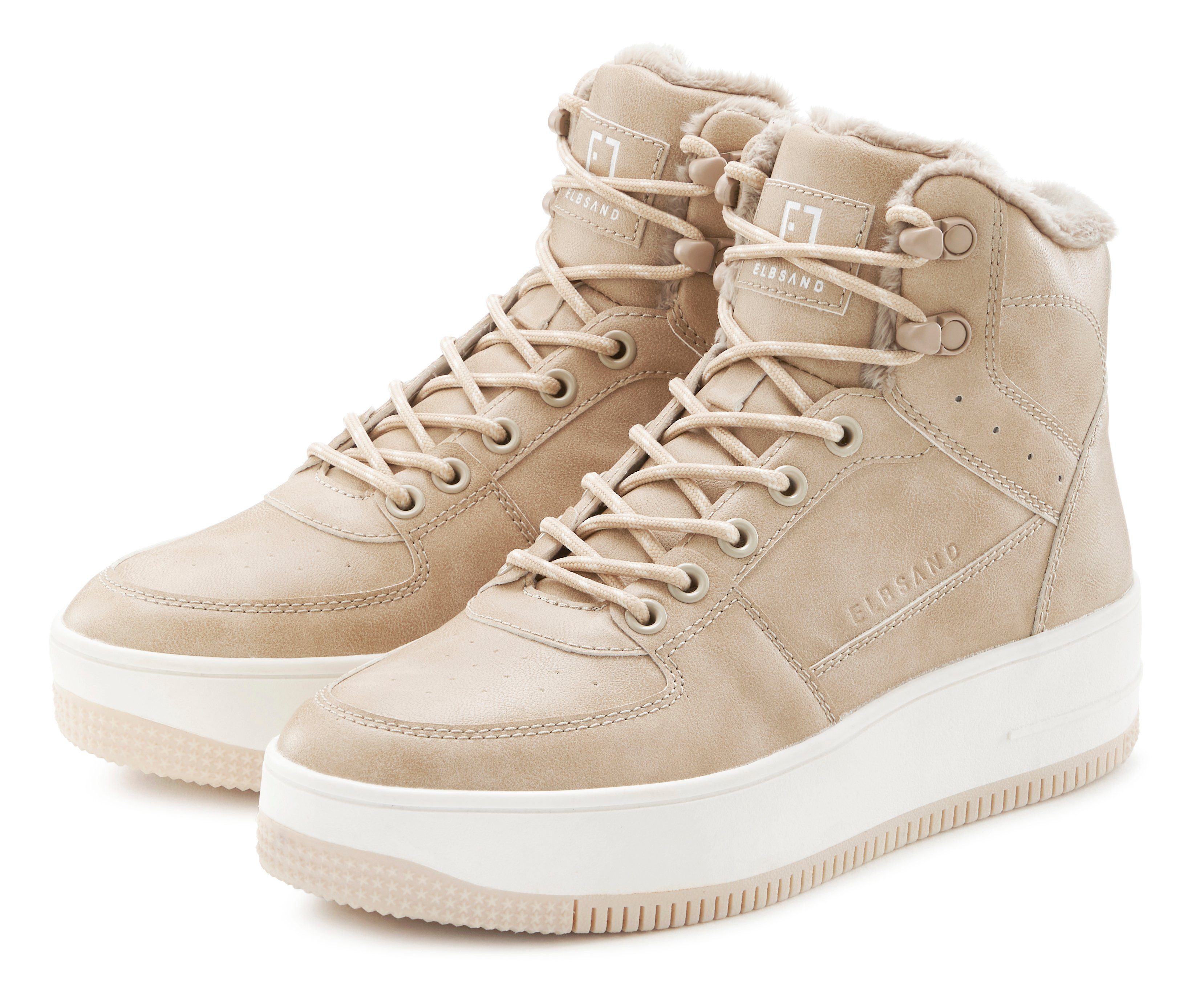 Elbsand Sneaker mit kuscheligem Warmfutter, Freizeitschuh, günstig online kaufen