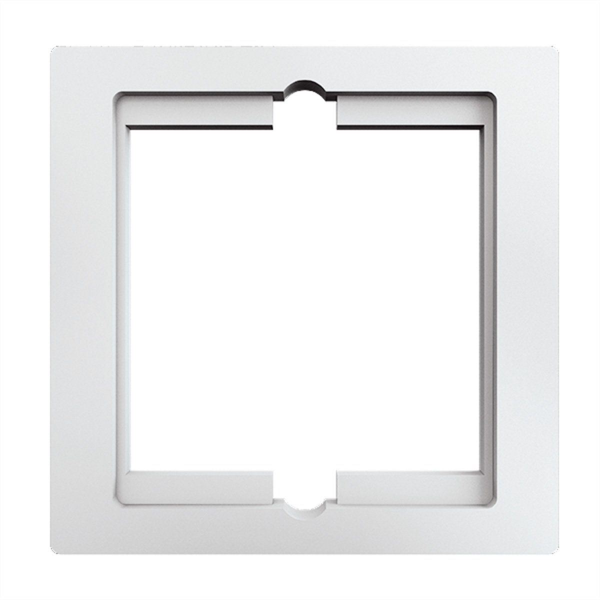 Adapterrahmen 55x55 weiss Stromadapter