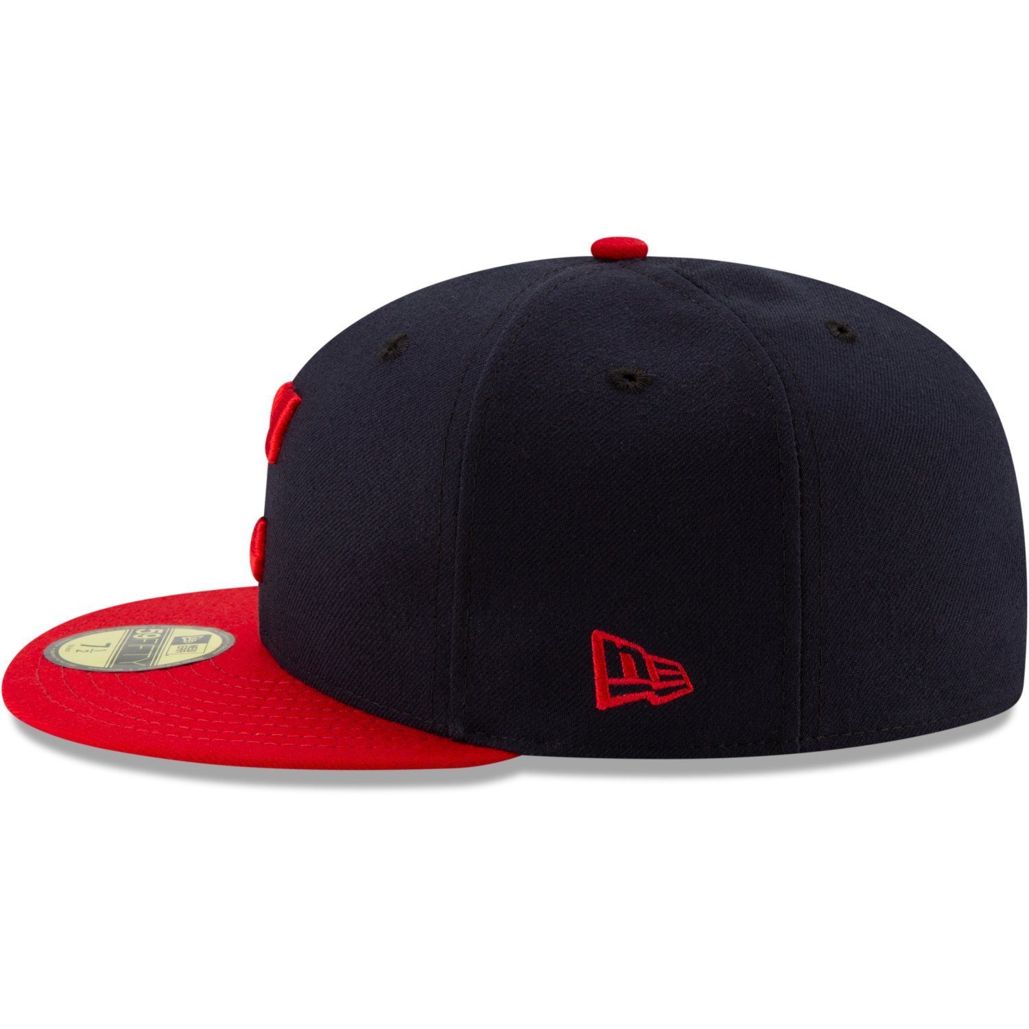 Herren Caps New Era Fitted Cap 59Fifty AUTHENTIC ONFIELD Cleveland Indians