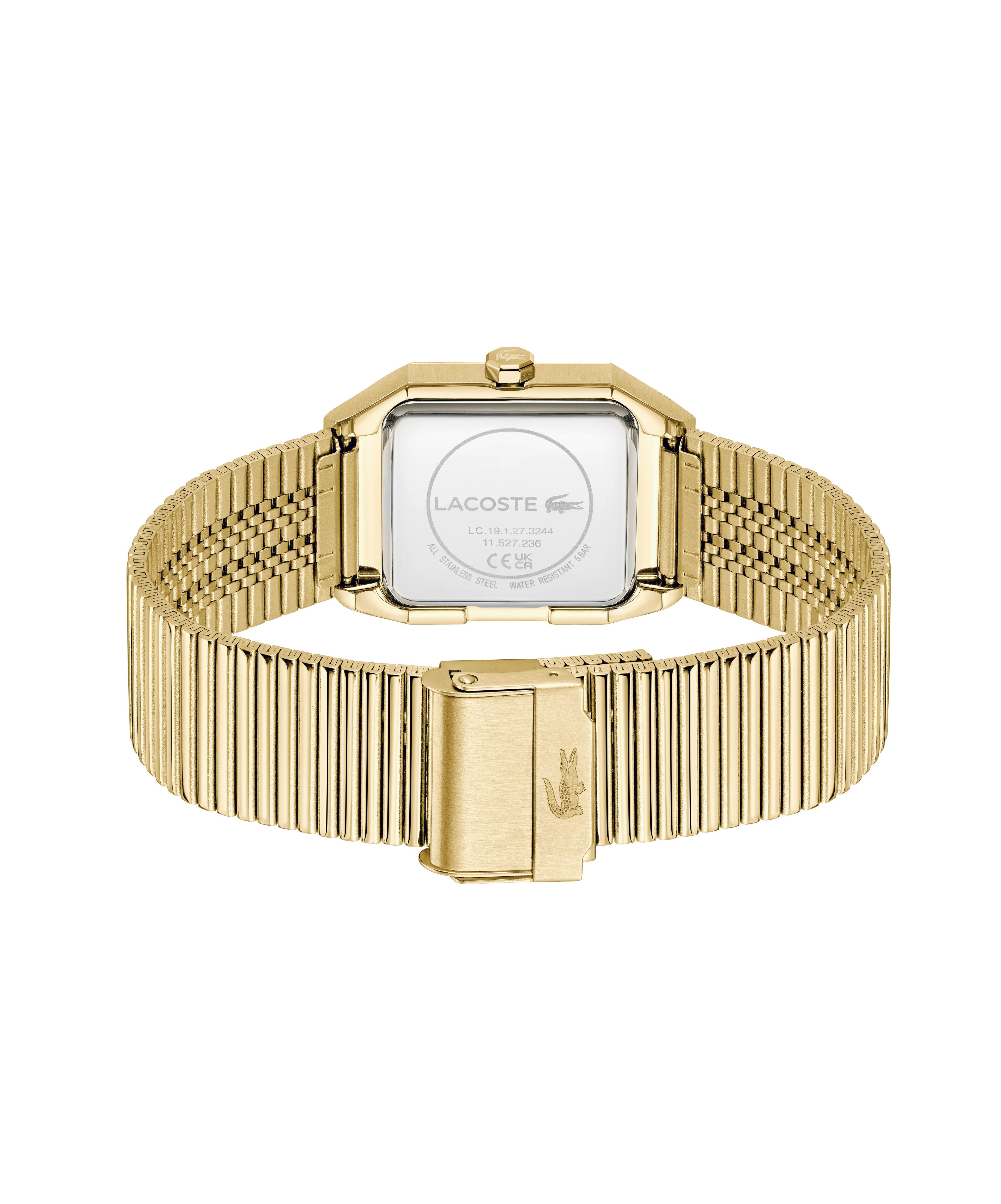 Lacoste Quarzuhr RENE 2011502, Armbanduhr, Damenuhr, Herrenuhr, Edelstahlarmband, analog