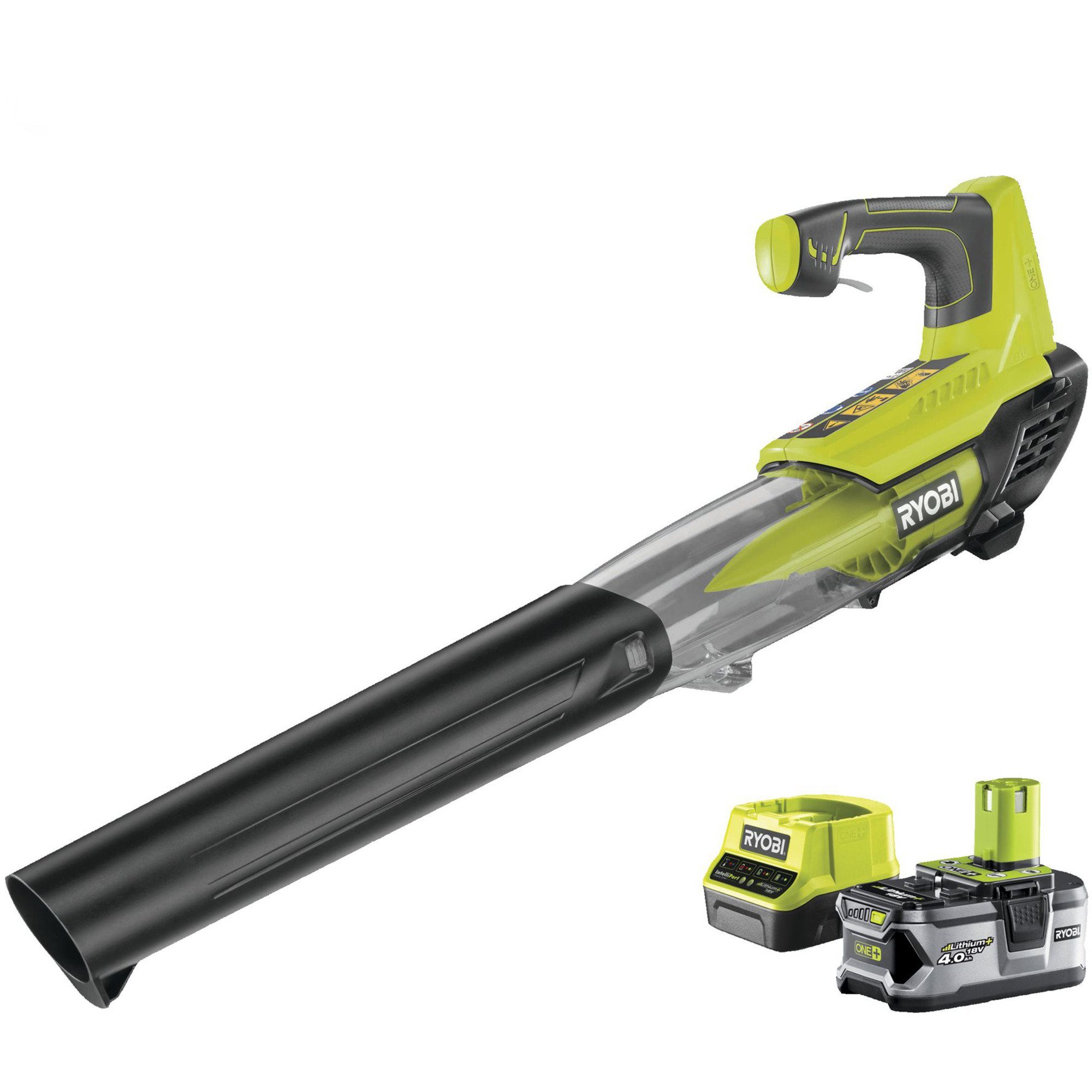 Ryobi Laubsauger ONE+ Akku-Laubgebläse RBL18JB40F, 18Volt