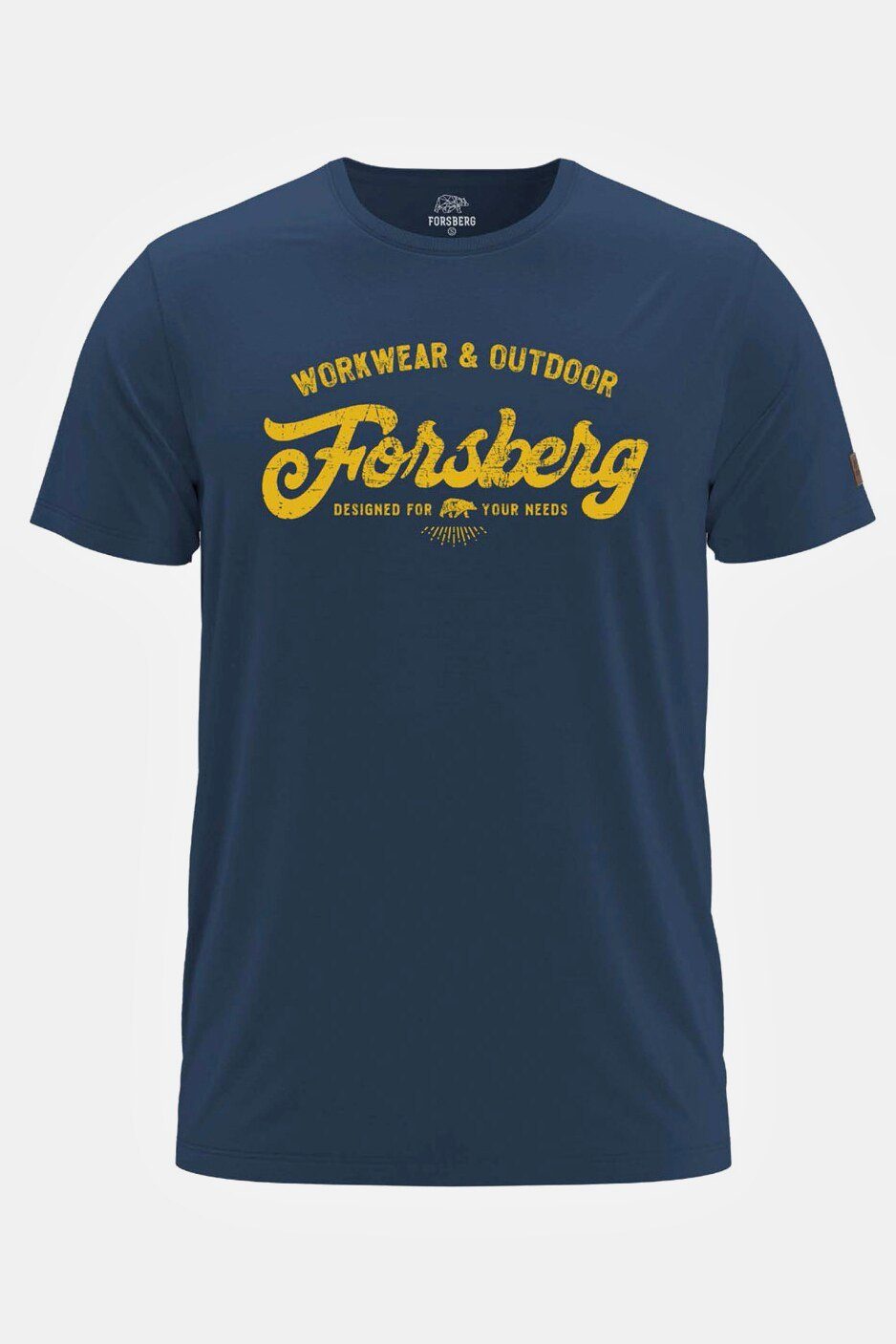 FORSBERG T-Shirt FORSBERG blau mitternachts Överson T-Shirt