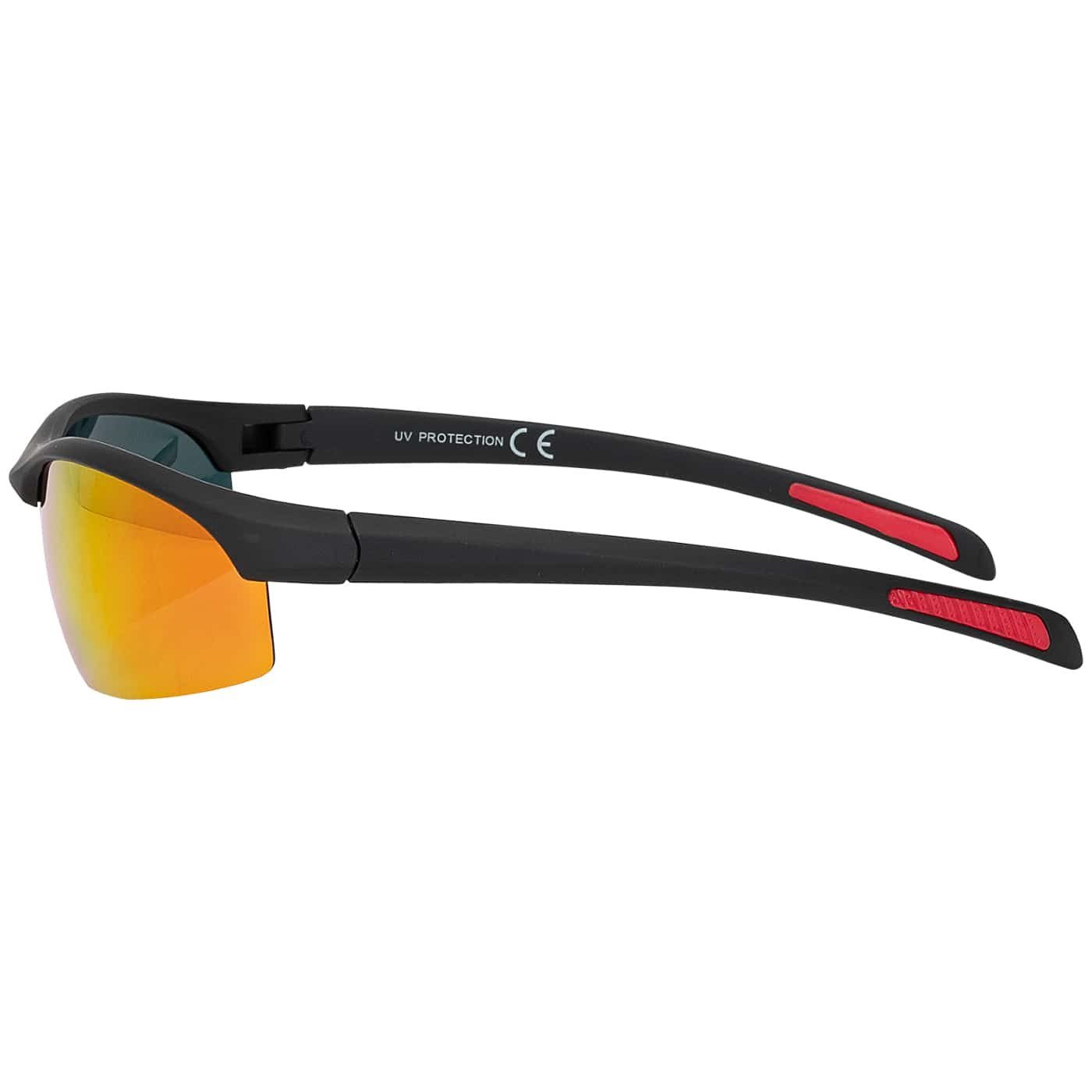 BEZLIT Eyewear Sportbrille Sportliche Designer Sonnenbrille, (1-St), mit roten grünen, blauen und schwarzen Linsen