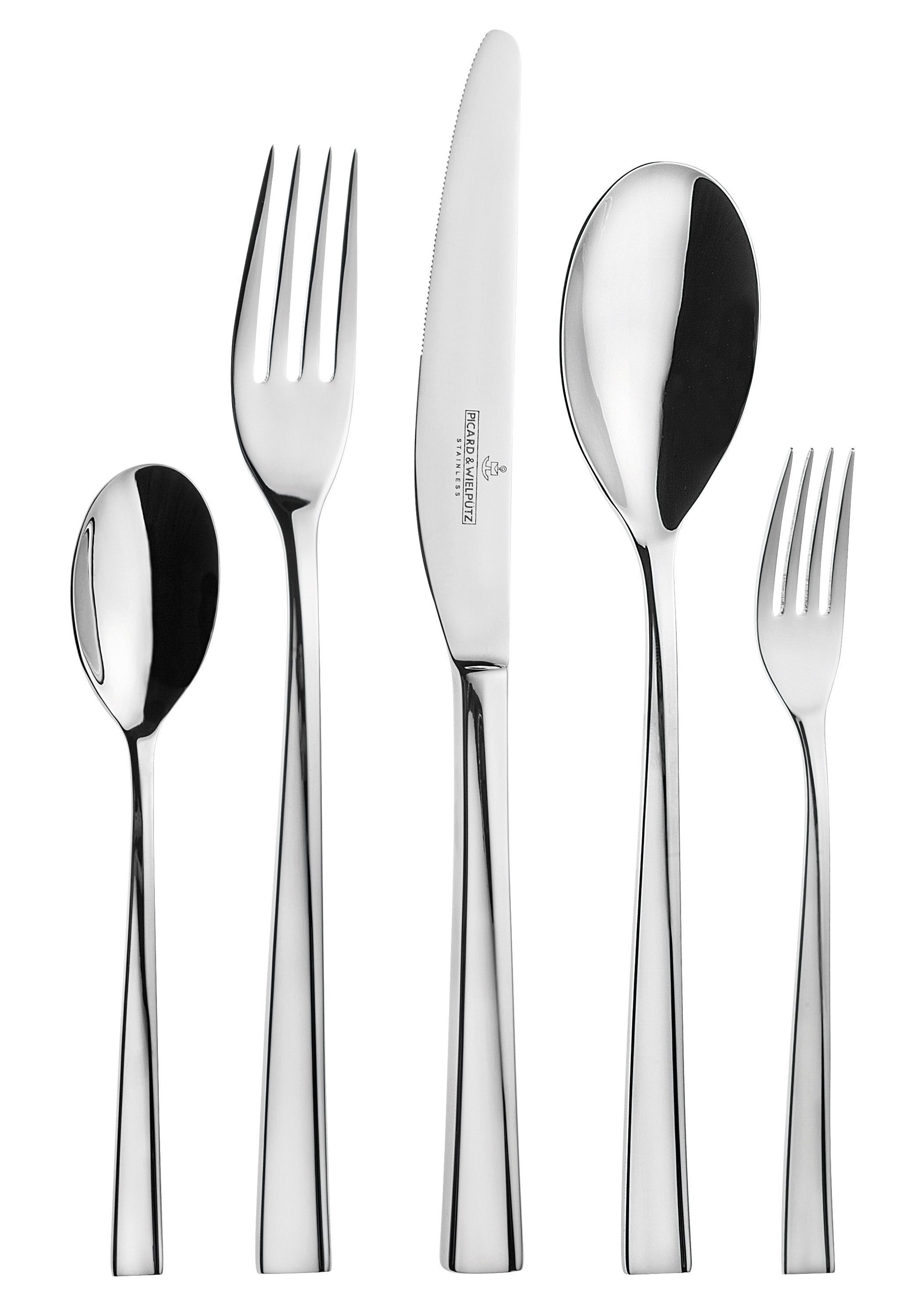 Picard & Wielpütz Solingen Besteck-Set Monterey (24-tlg), 6 Personen, Edelstahl 18/10