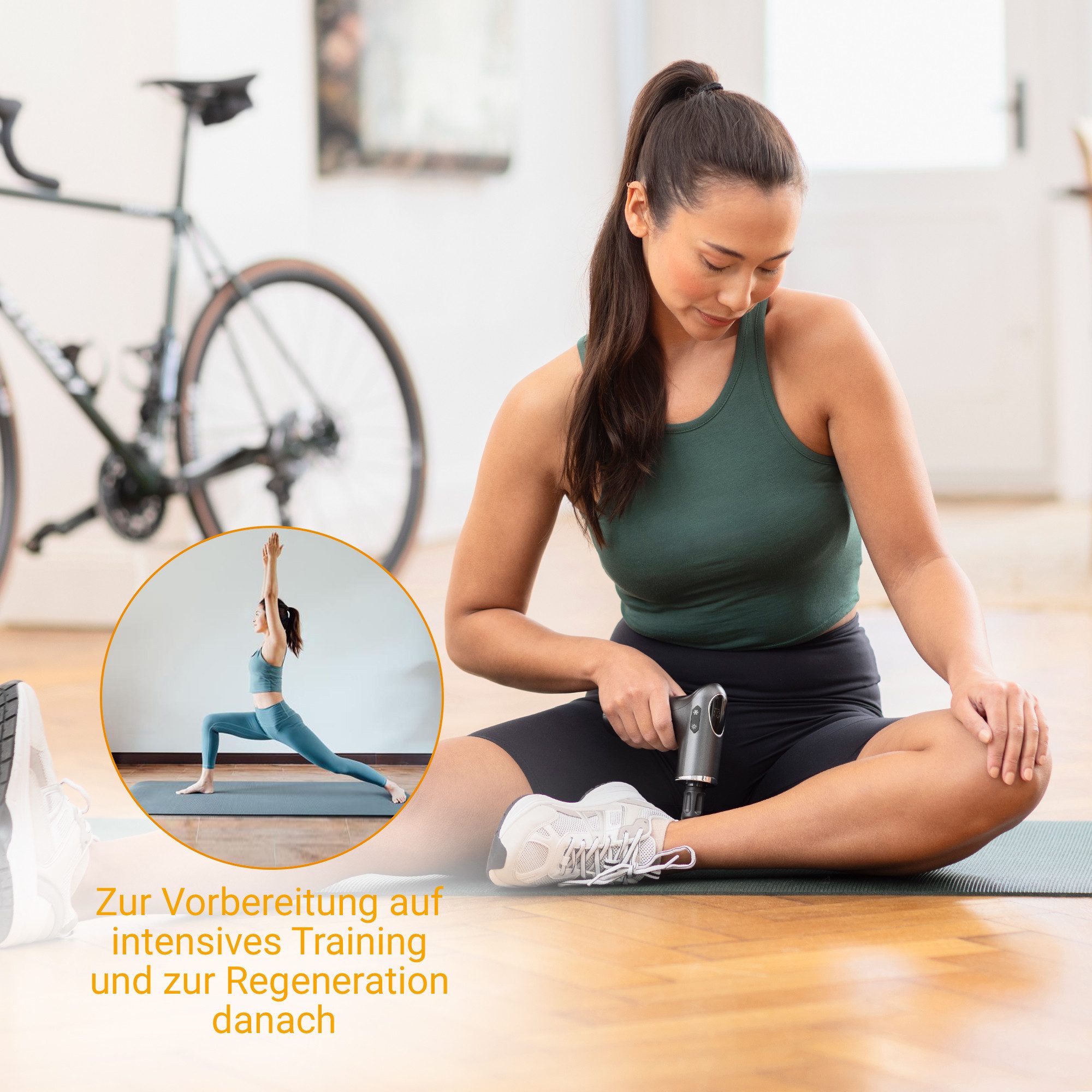 medisana Massagepistole MG 560, Set 5-tlg., Hot & Cold Technologie - je 3 Intensitäten, 10 Vibrationsstufen