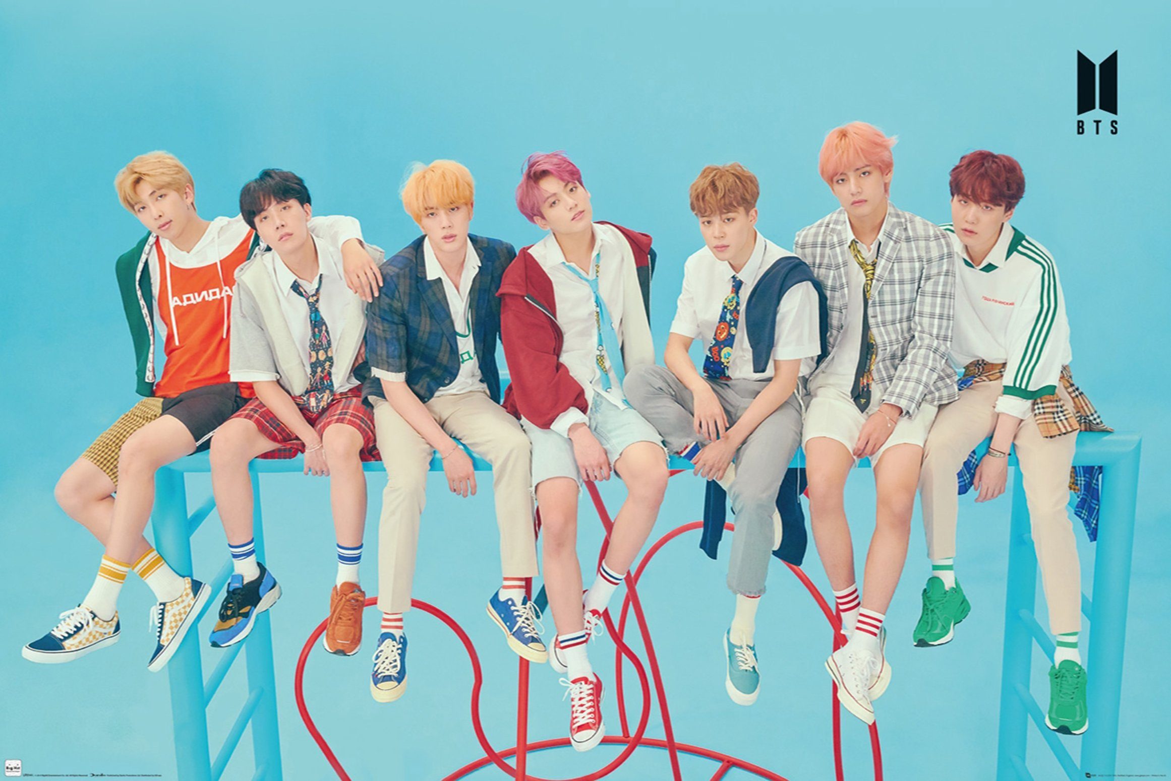 Poster BTS Poster Blue 91,5 x 61 cm