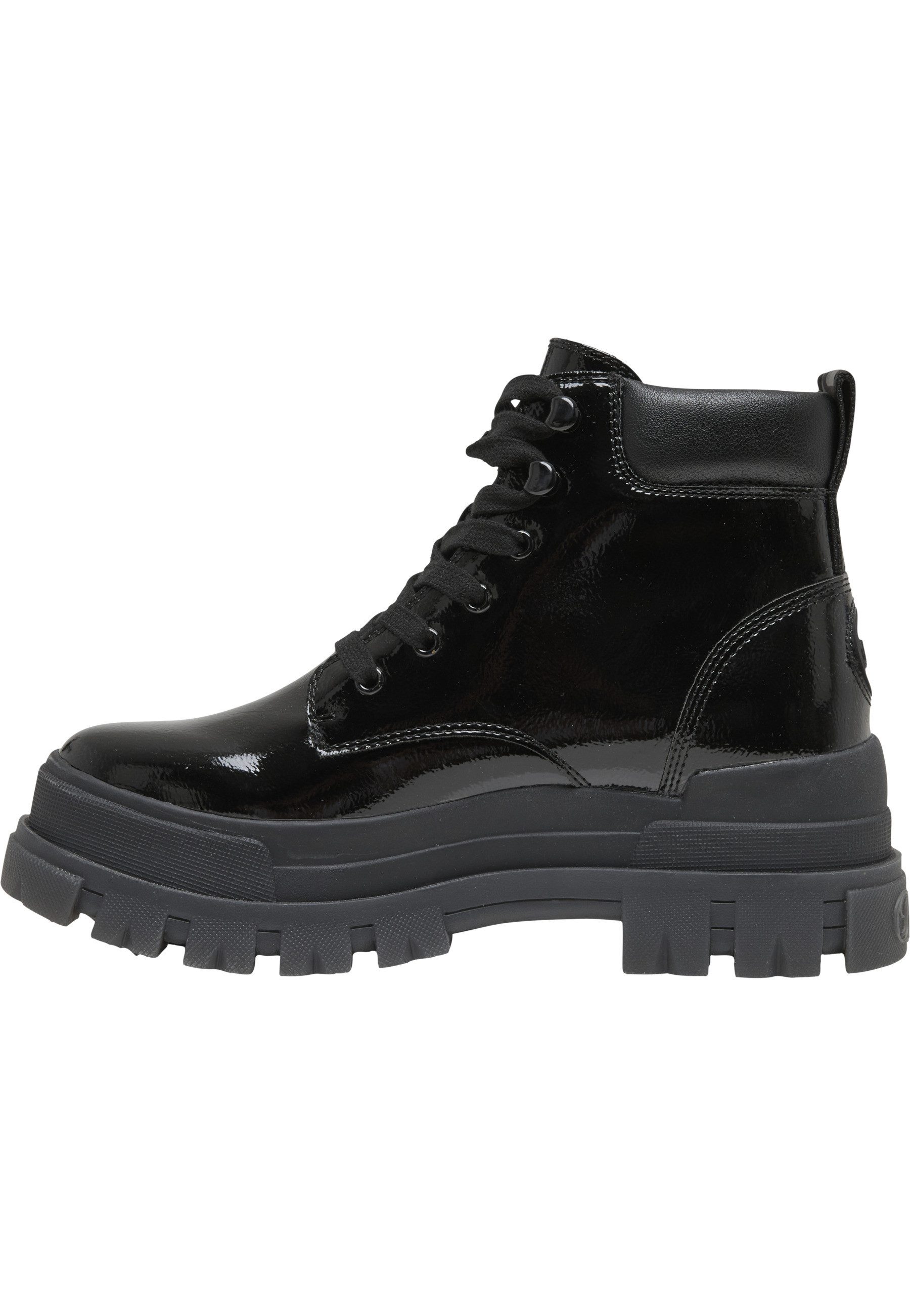 Buffalo Buffalo ASPHA LACE UP MID - VEGAN PATENT Stiefel – Bild 5 von 5