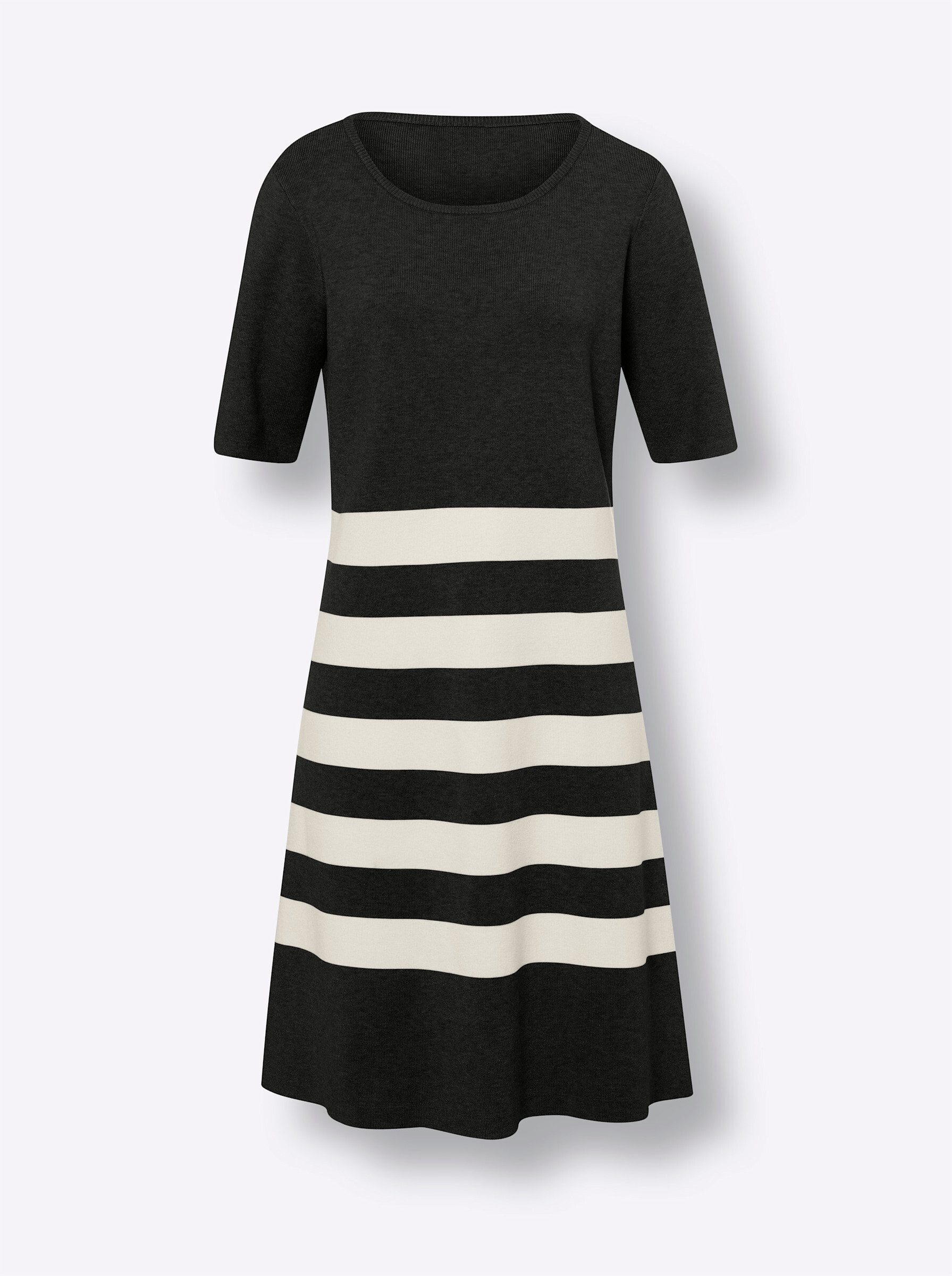 heine Strickkleid Strickkleid Kurzarm