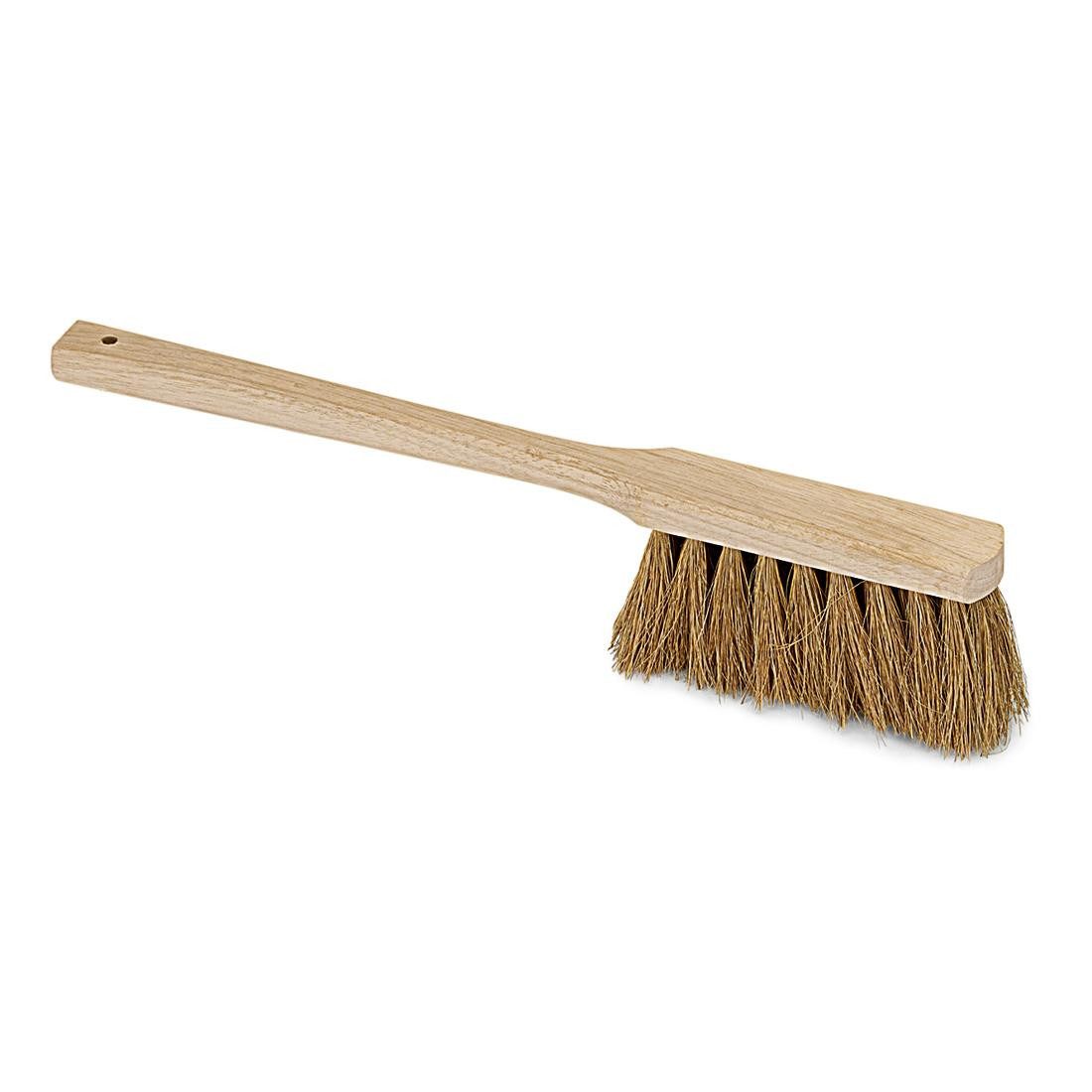 Nölle Staubbesen Langstielhandfeger Kokos 43 cm Natur-Braun 1 Stück (Reinigungsset, Holzgriff, Kokosborsten), Handfeger Kokos Natur Kehrbesen Reinigung