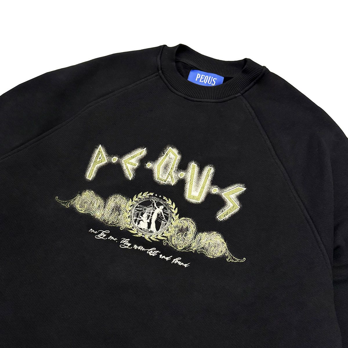 PEQUS Sweater Ancient Chalk Painting hochwertiger und langlebiger Siebdruck
