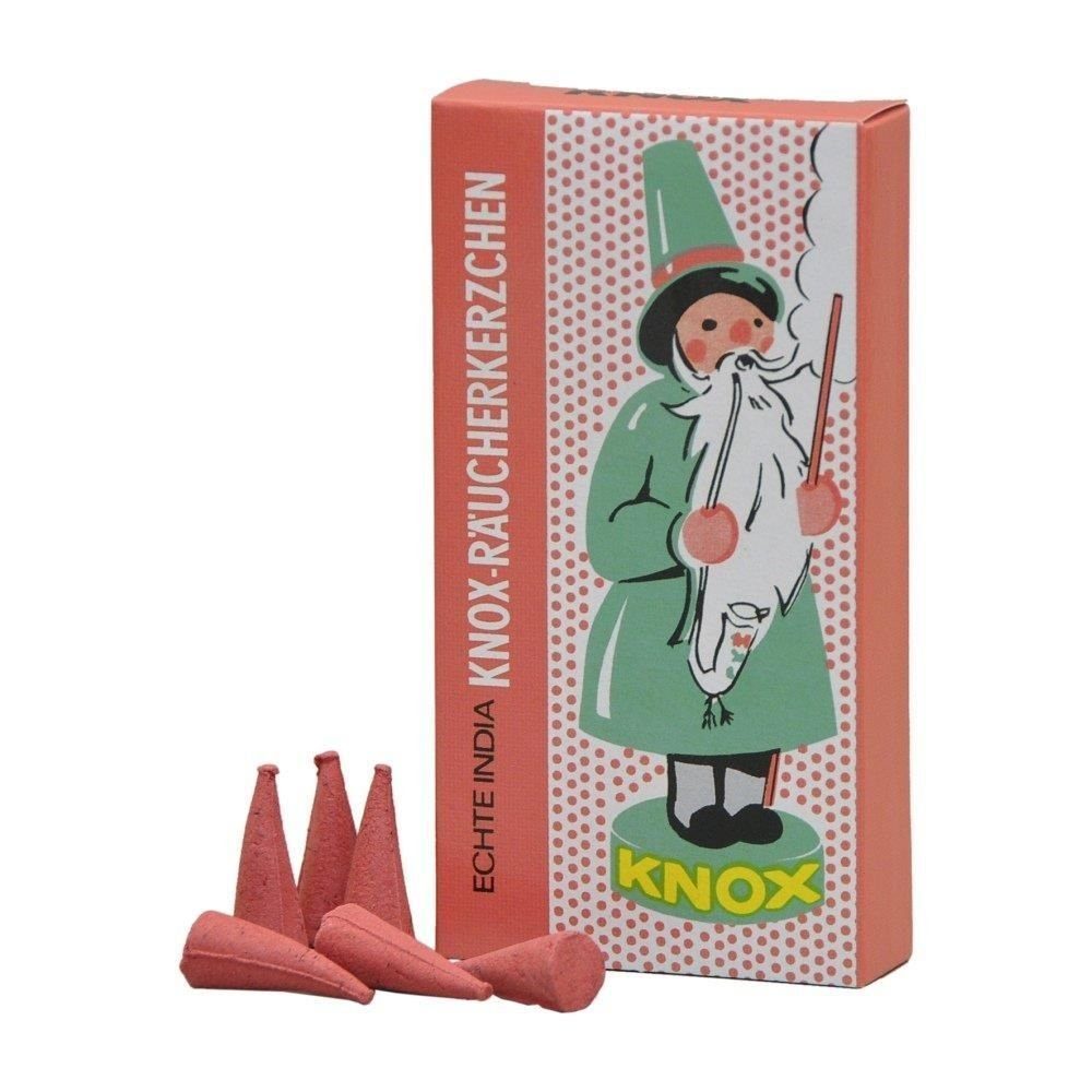 KNOX Räuchermännchen 1 Päckchen Räucherkerzen- Ostalgie Sandel - 24er Packung