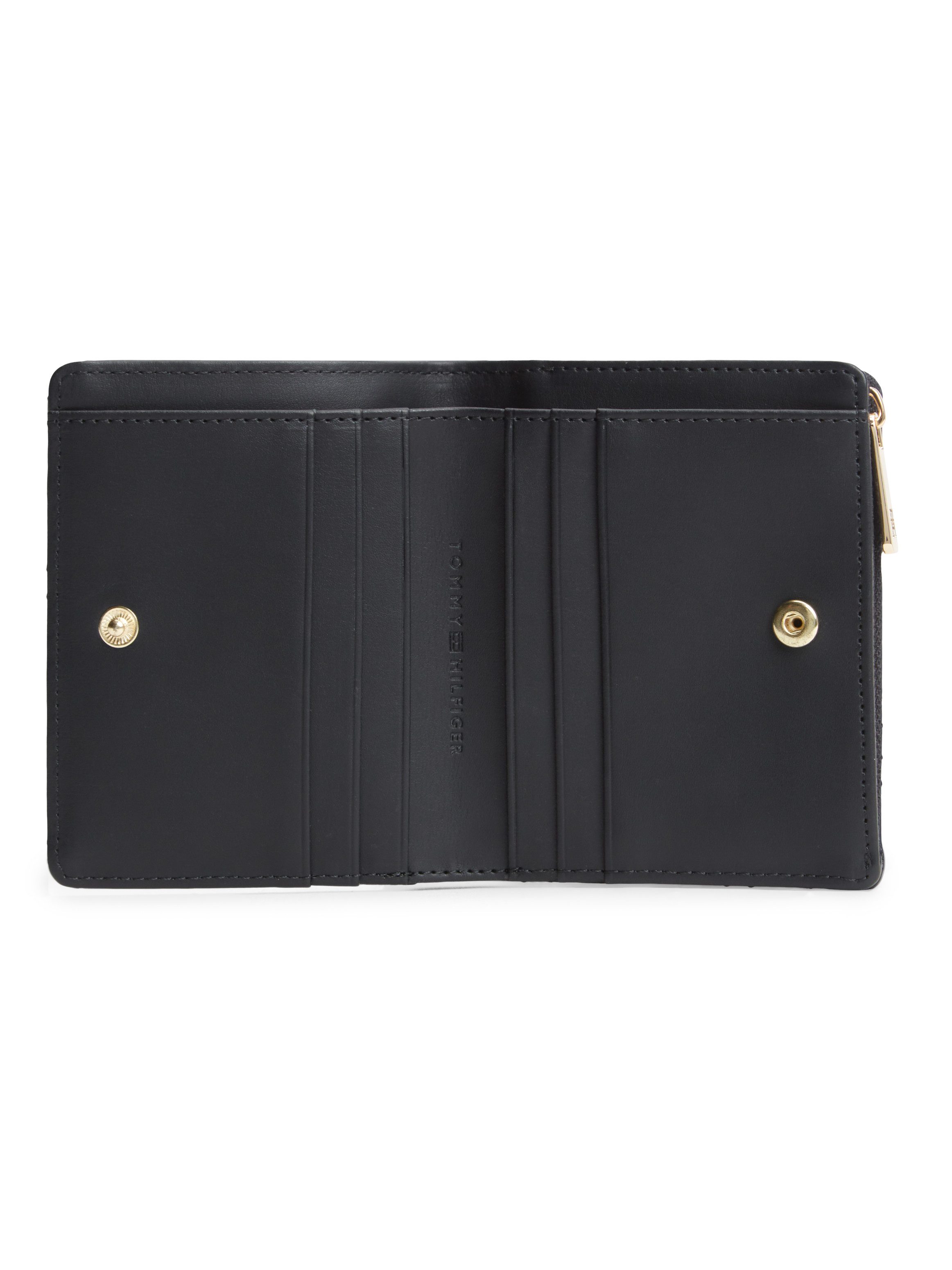 Tommy Hilfiger Geldbörse TH FEMININE BIFOLD, Damen Geldbeutel, Portemonnaie mit goldfarbenem TH-Logoelement – Bild 3 von 4