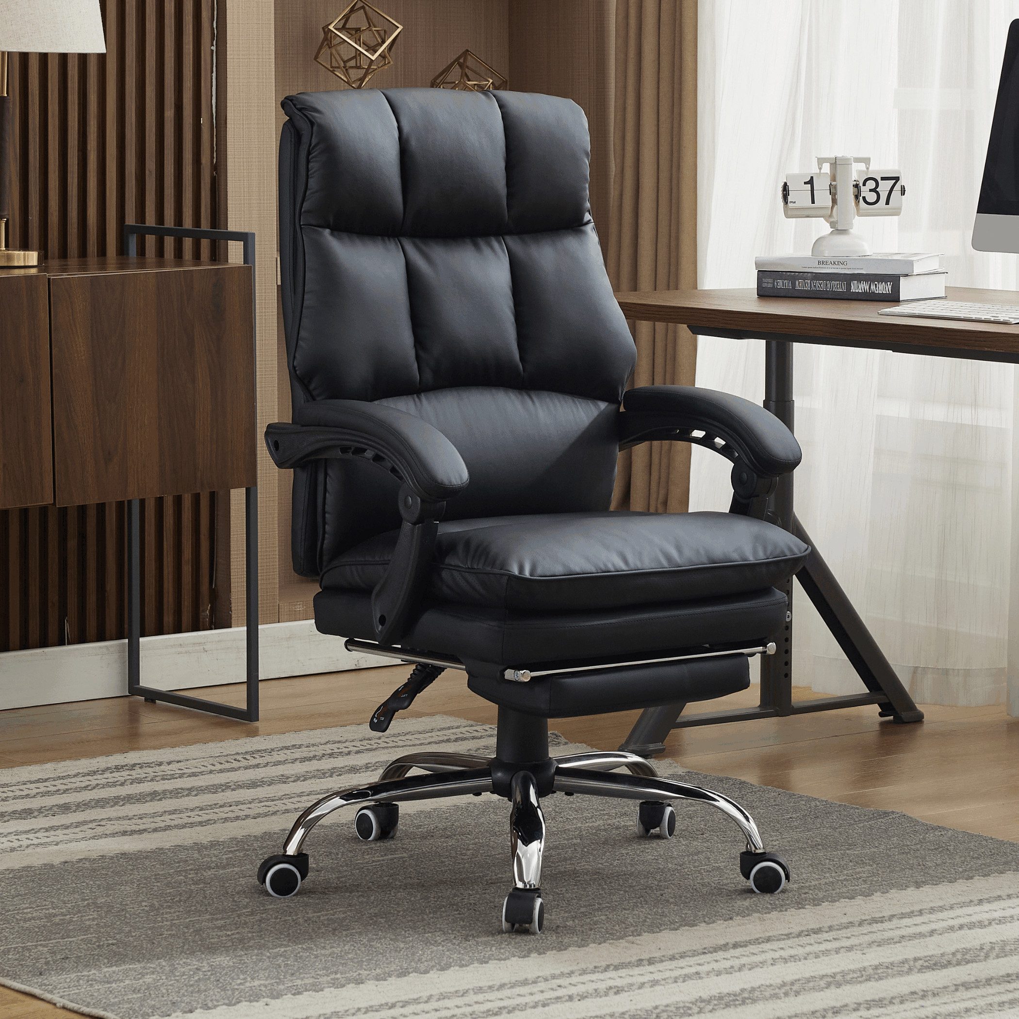SeedWave Bürostuhl Office Chair mit 155° Verstellbare Rückenlehne und Synch günstig online kaufen