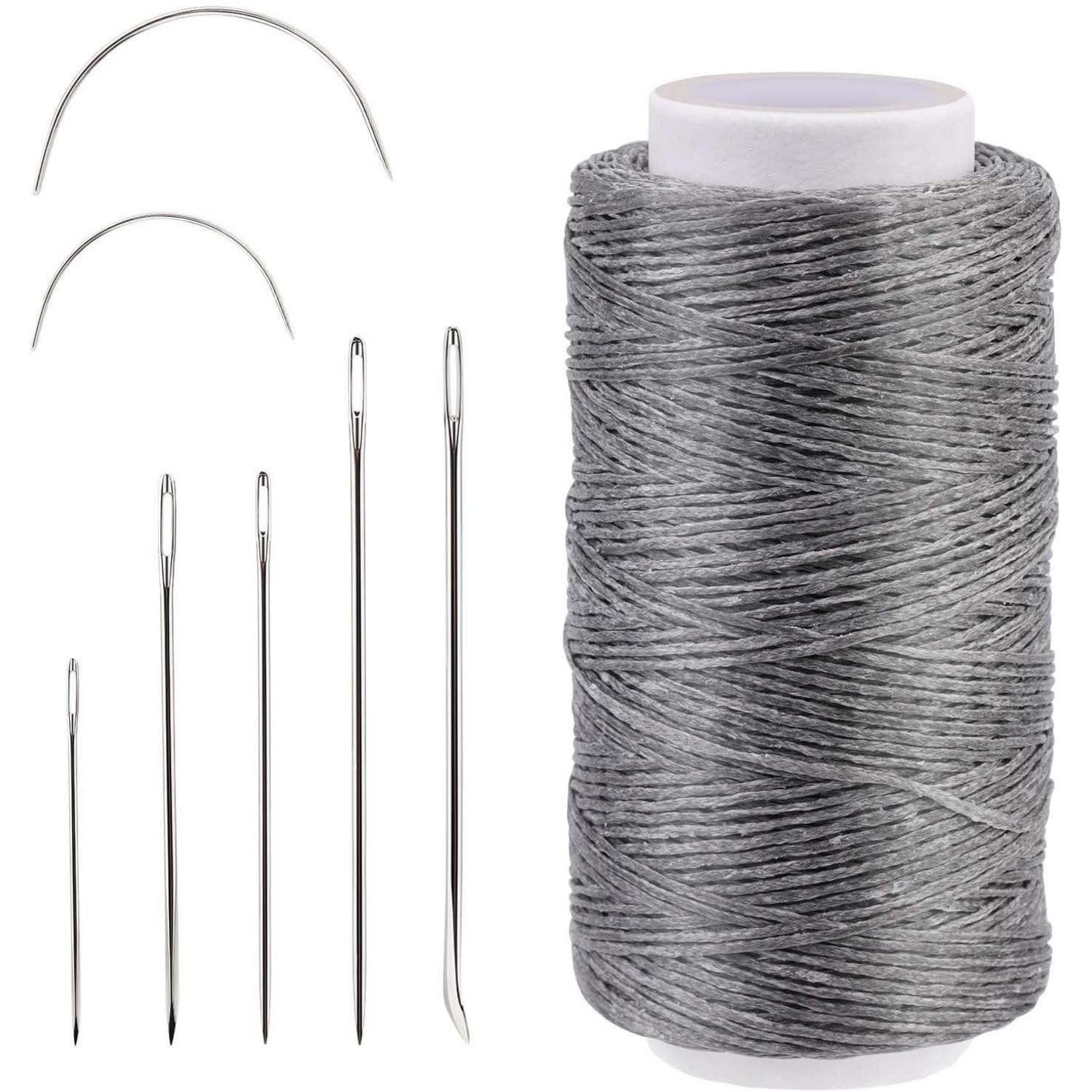 LuxusKollektion Nähnadeln Leder Faden 150D Wachsfaden & Голки Set Reparieren Handwerk