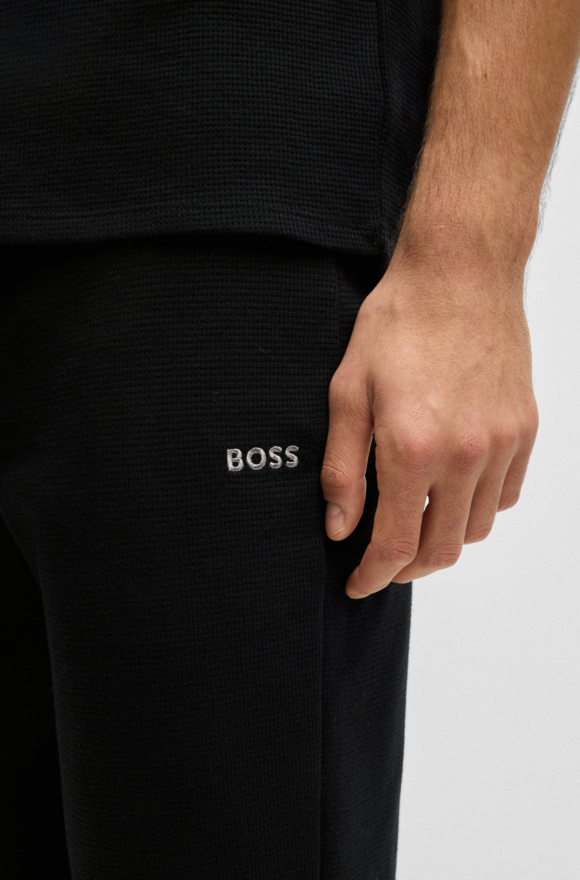 BOSS Pyjamahose Waffle Pants