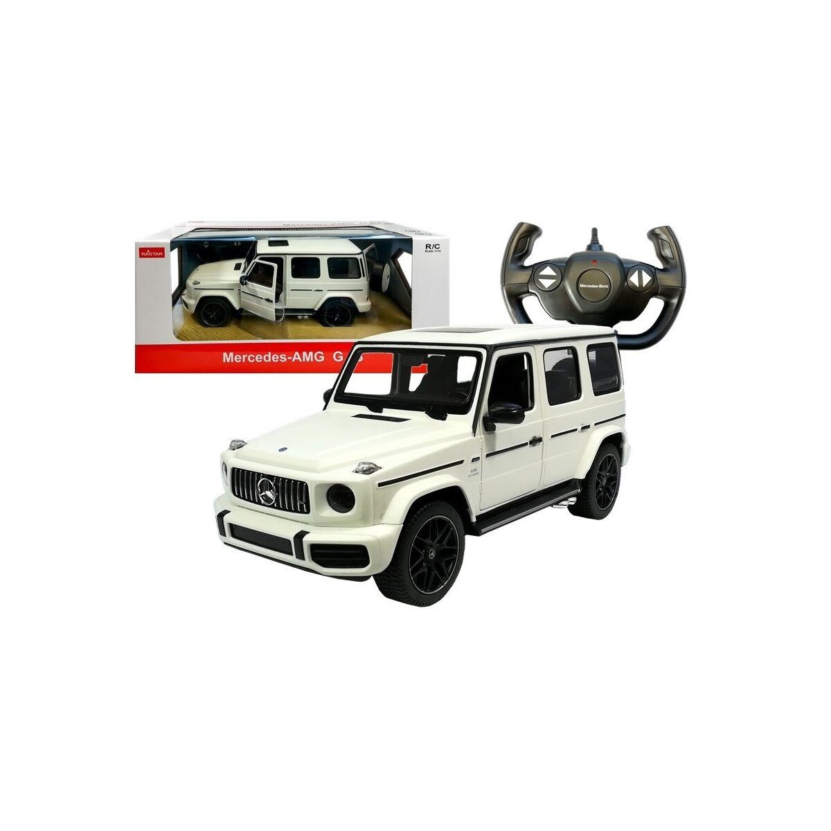 Wisam RC-Auto Mercedes G63 Rastar ferngesteuertes Offroad-Auto R/C Weiß