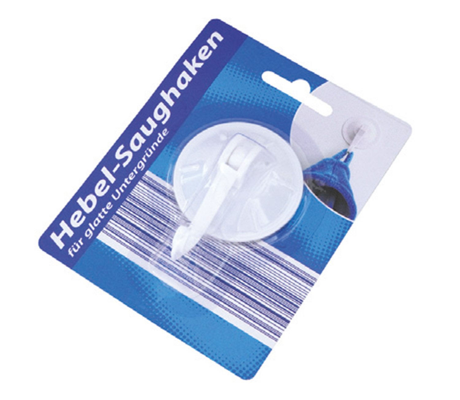 Handtuchhaken Hebel-Saughaken, Handtücher, kleinere Gegenstände, (Stück, 1-St., Saughaken), Hebel-Saughaken, Saughaken, Badezimmer Saughaken, Wandhaken Bad, Vakuu