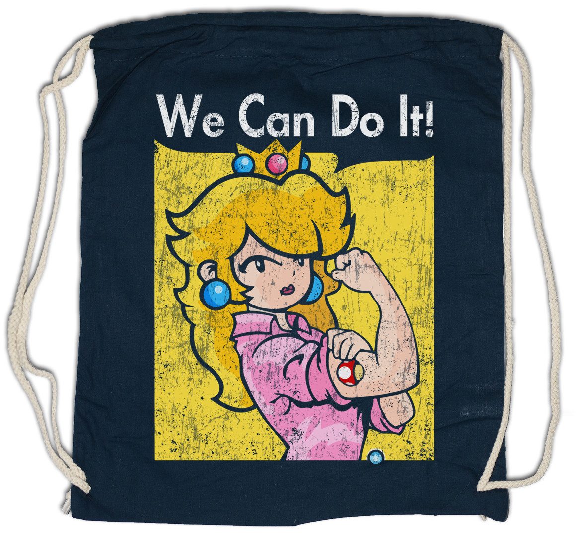 Turnbeutel We Can Do It Princess Turnbeutel Super Gamer Games Geek Mario Nerd