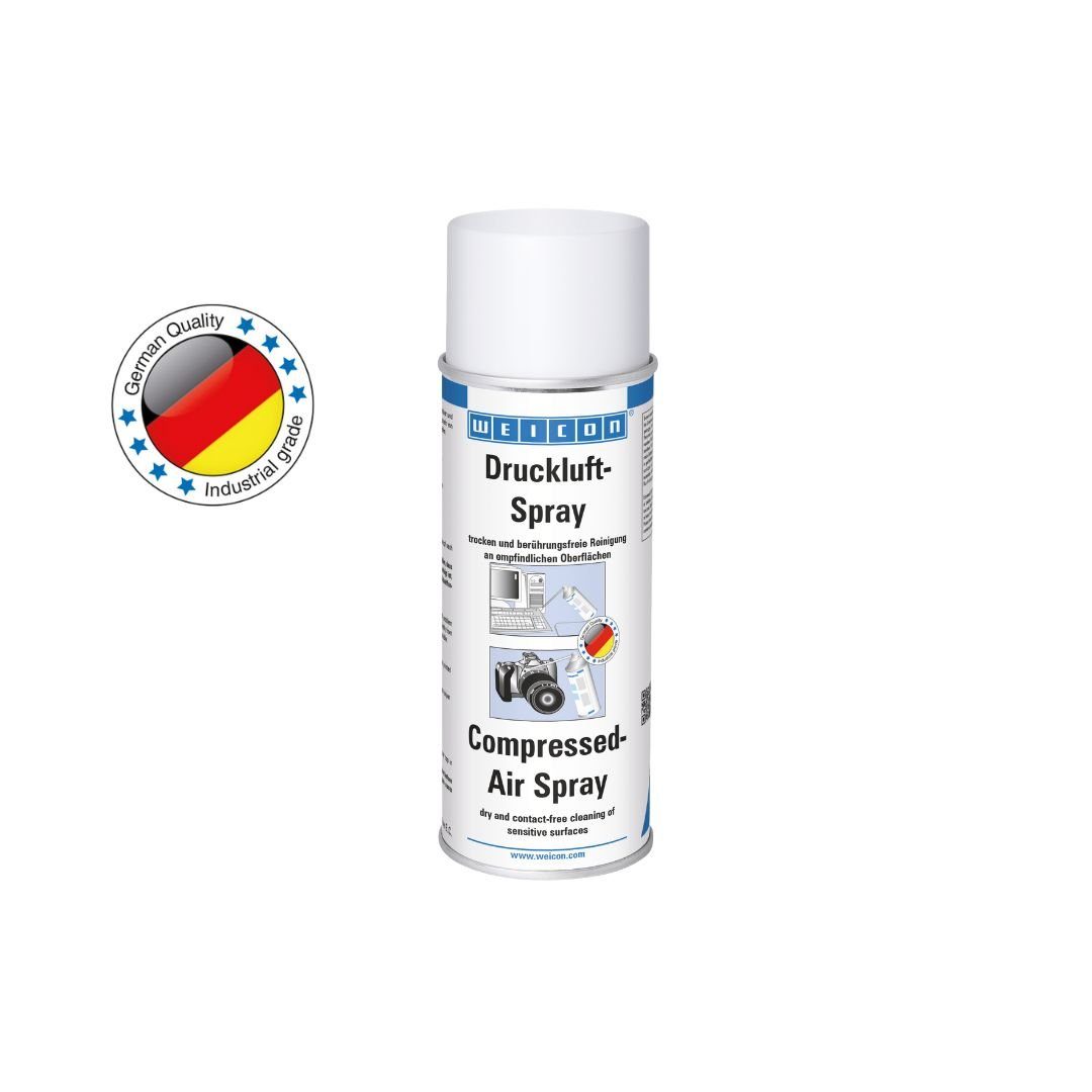 WEICON Druckluft-Spray, für berührungsfreies Reinigen, 400 ml Reinigungsspray (Universell einsetzbar, schnell, zuverlässig)