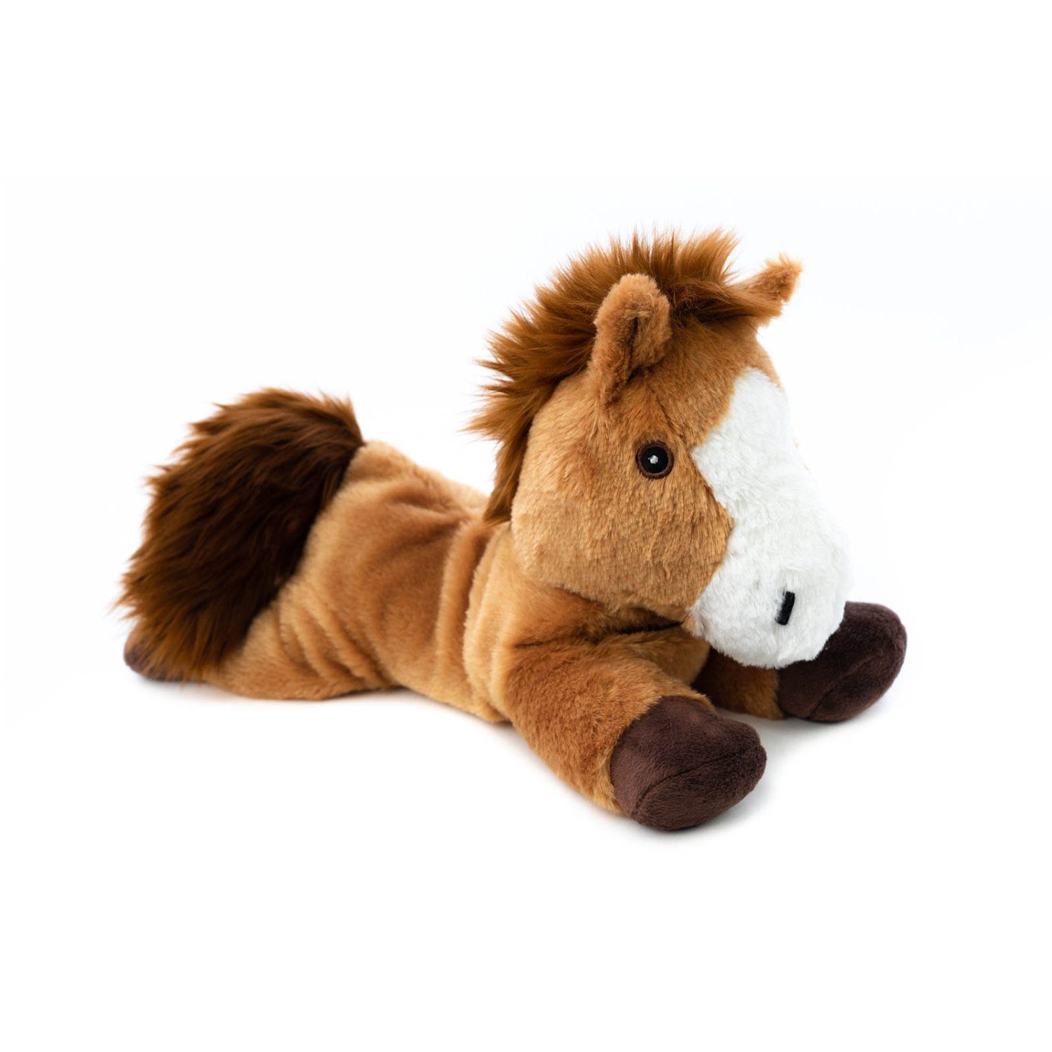 Habibi Mikrowelle/Ofen, Wärmetier Pony (Wärmekuscheltier) Wärmekissen Habibi braun Plush