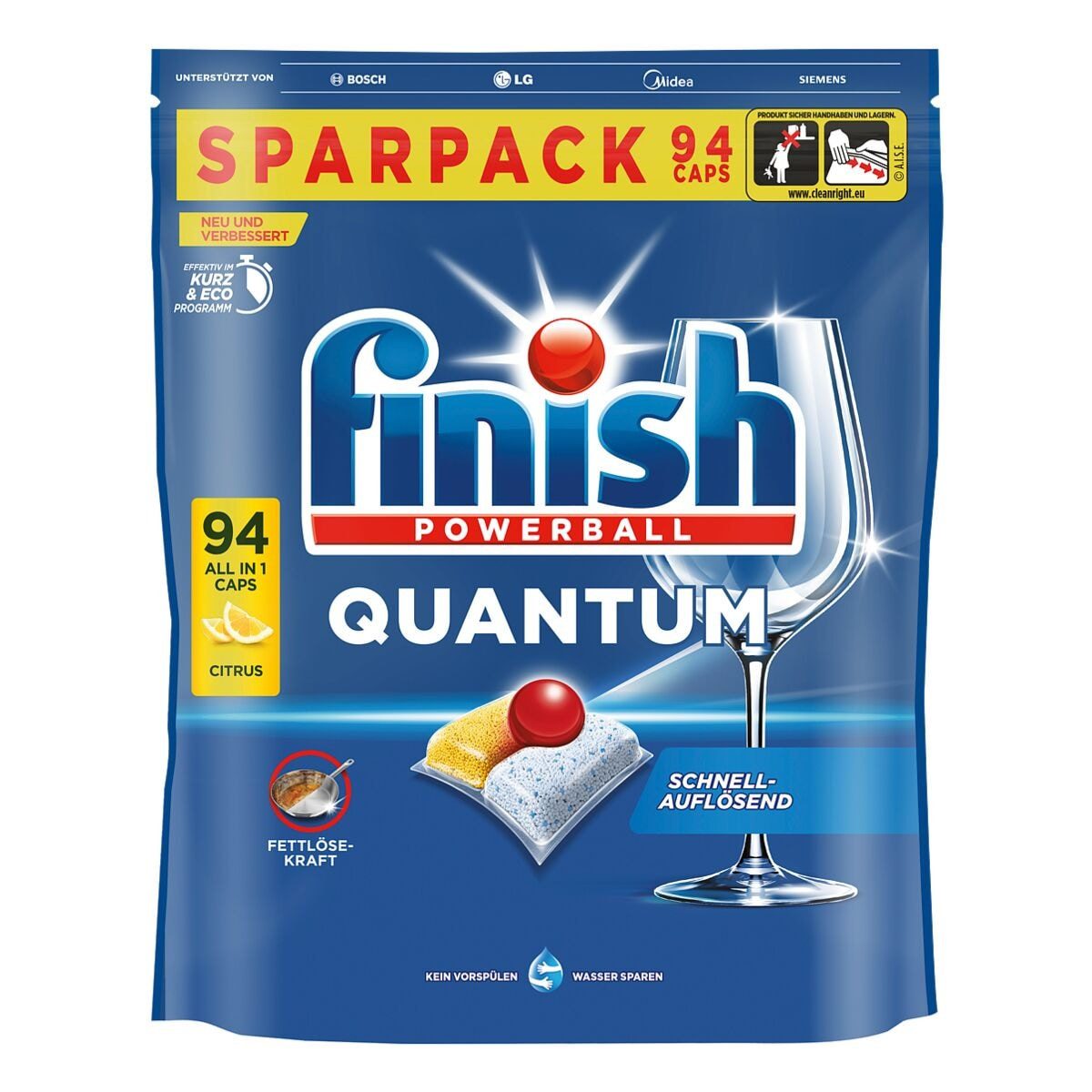 Quantum Citrus Spülmaschinentabs